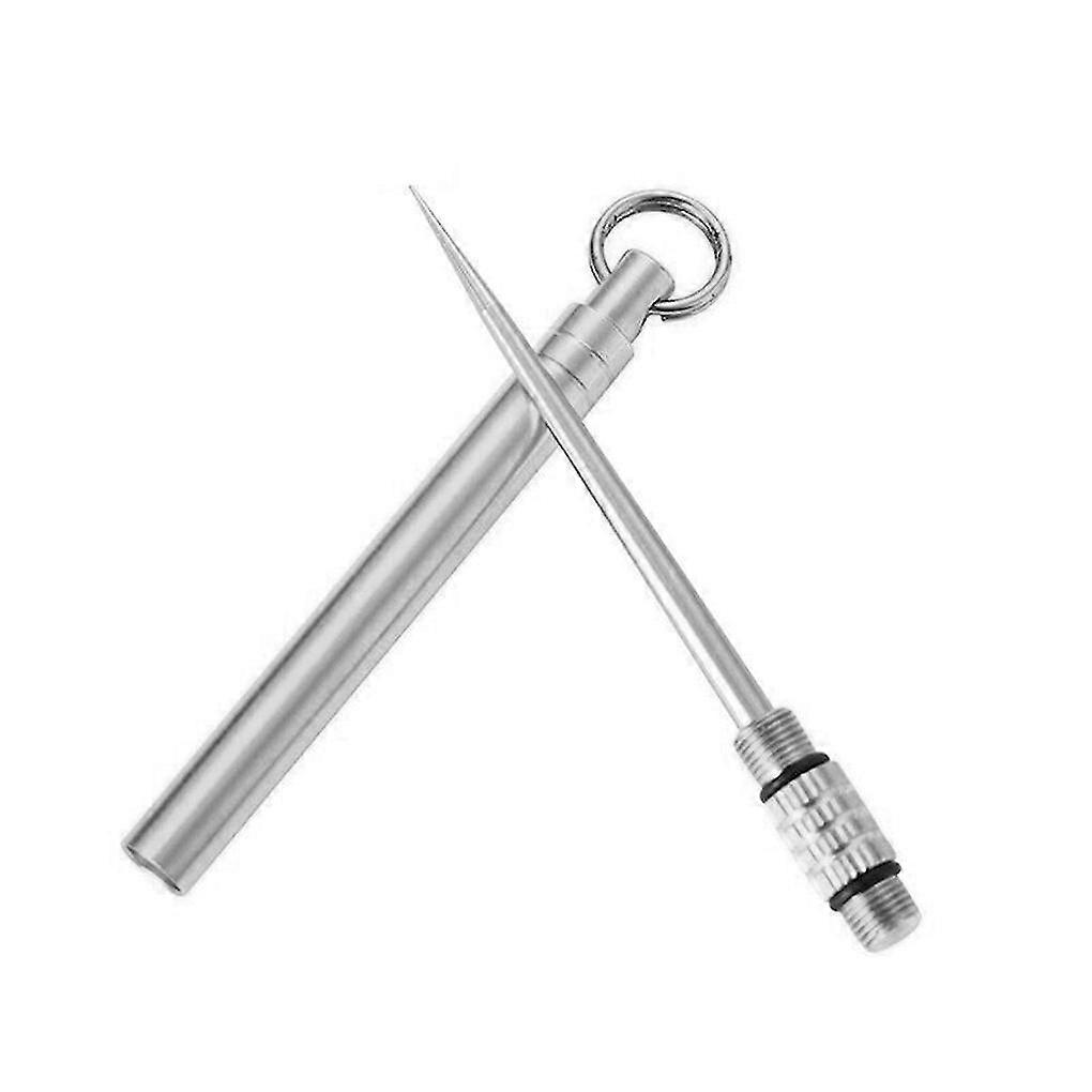 Outdoor Edc Portable Multifunctional Toothpick-COLOR Silver