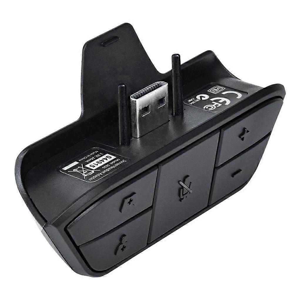 Audio Gaming Headset Adapter for XB One, Stereo Headphone Conversion Adaptor with 5 Function Gaming Buttons