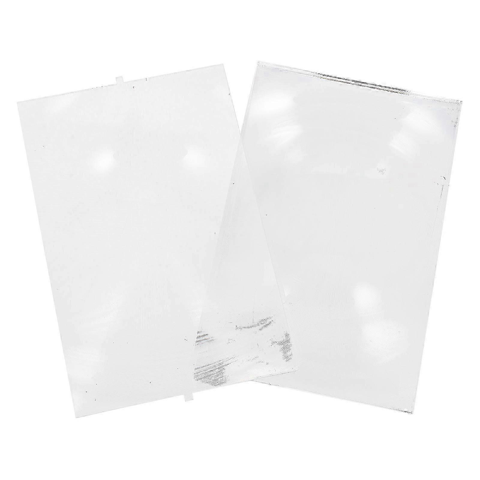 High-Transmission Fresnel Lens Projector Magnifying Sheet and Tool Set for 2-Piece Computer Monitors with Enhanced Visibility