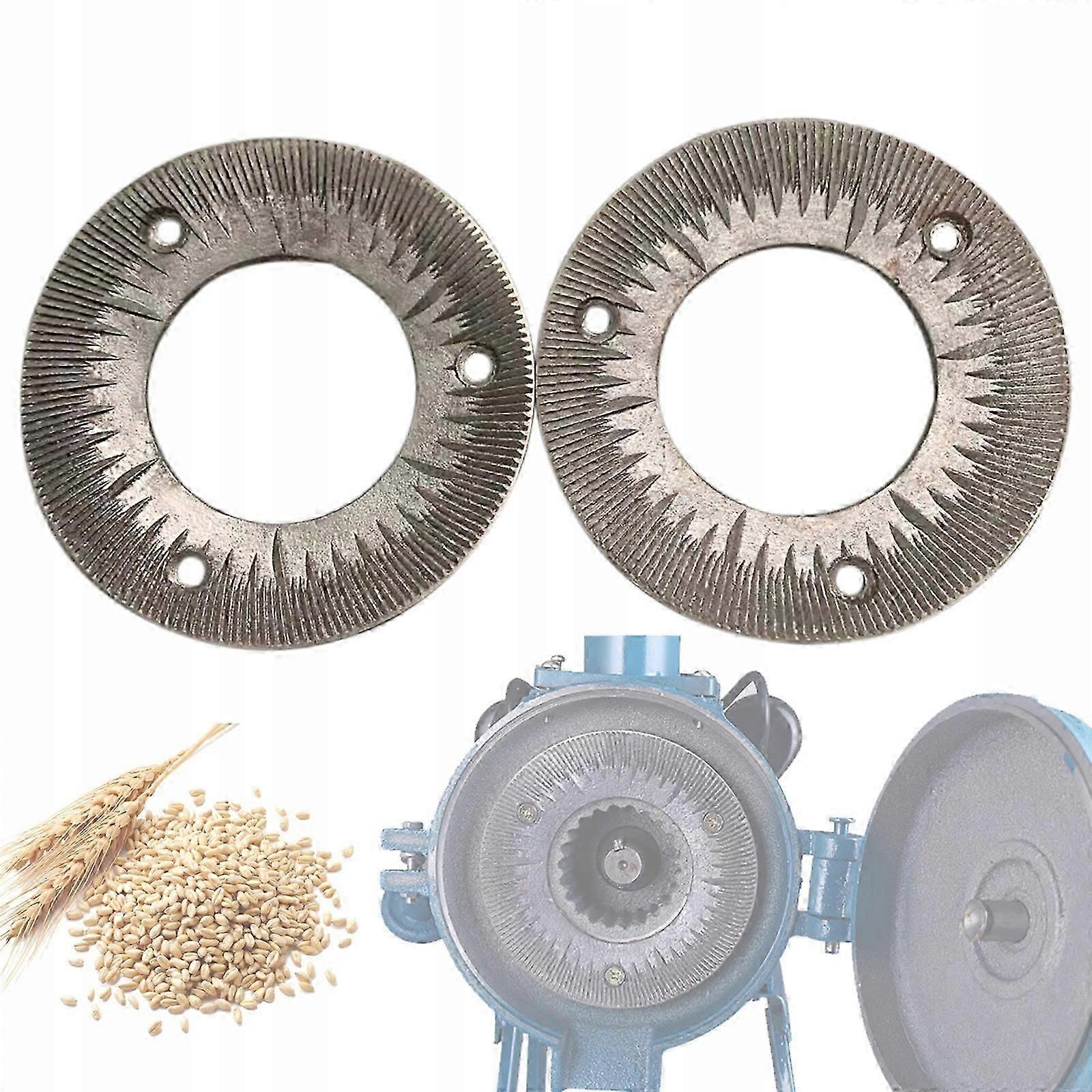 2 Grinding Discs For Dry Grain Mill Type 150 Mill