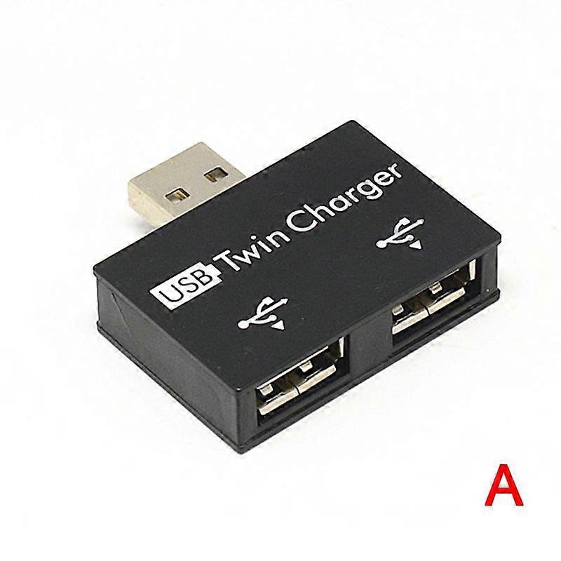 2Ports Splitter Adapter Twin Charger Mini USB Hub For Phone Hot Tablet P8H