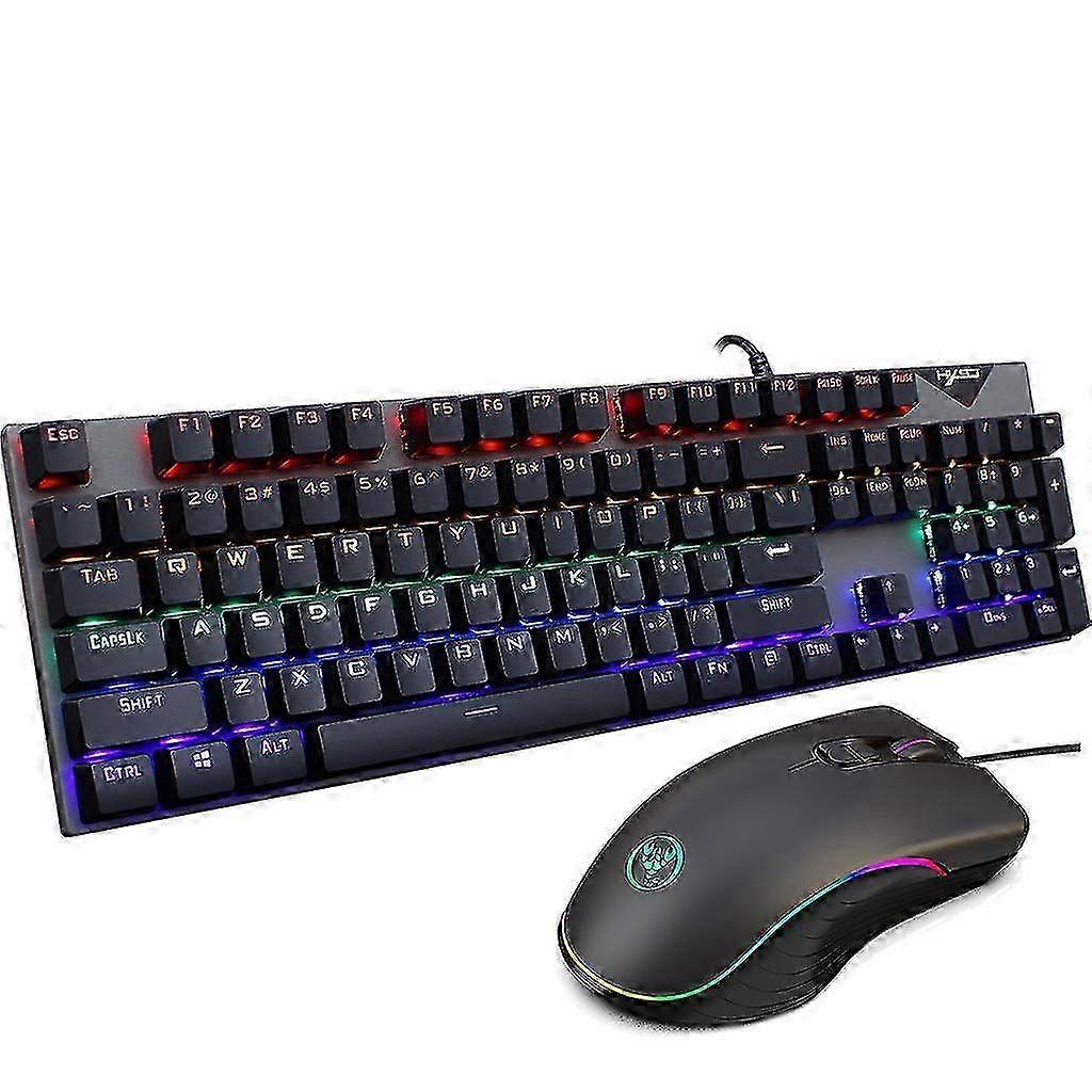 Professional Ergonomic Keyboard And Mouse Set Kit For Computer Pc Gamer Colors