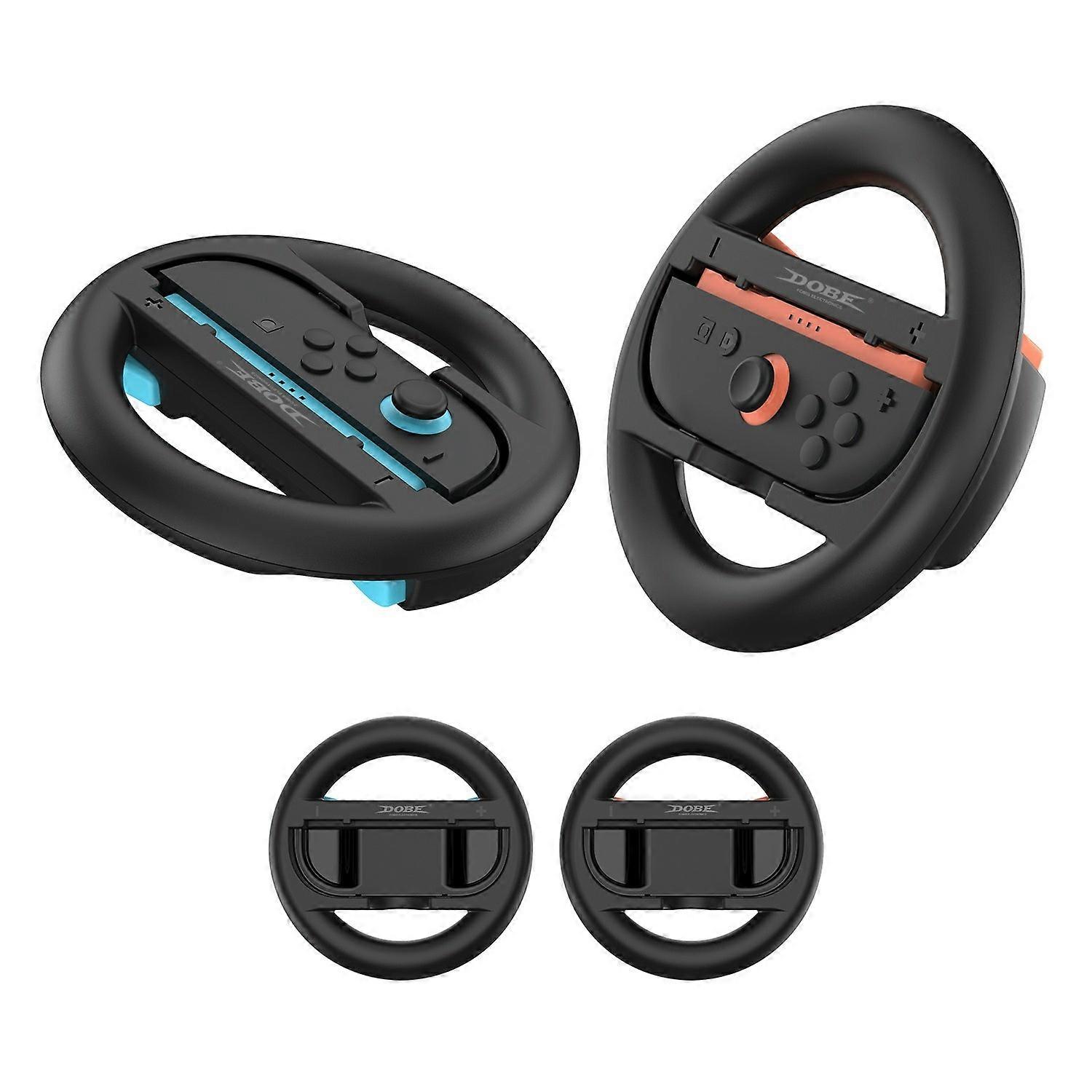 DOBE TNS-3196 For Nintendo Switch 2 Racing Wheel Controller Left and Right Joy-Con Steering Wheel Gr