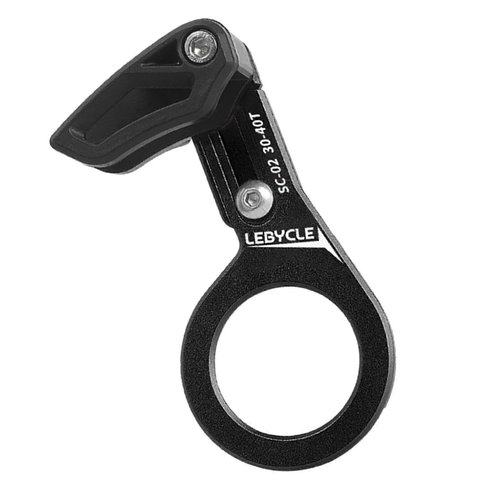 Mountain Bike Chain Guide Bottom Bracket Stabilizer 30T-40T Heavy Duty Schwarz Compatible with Most Bikes