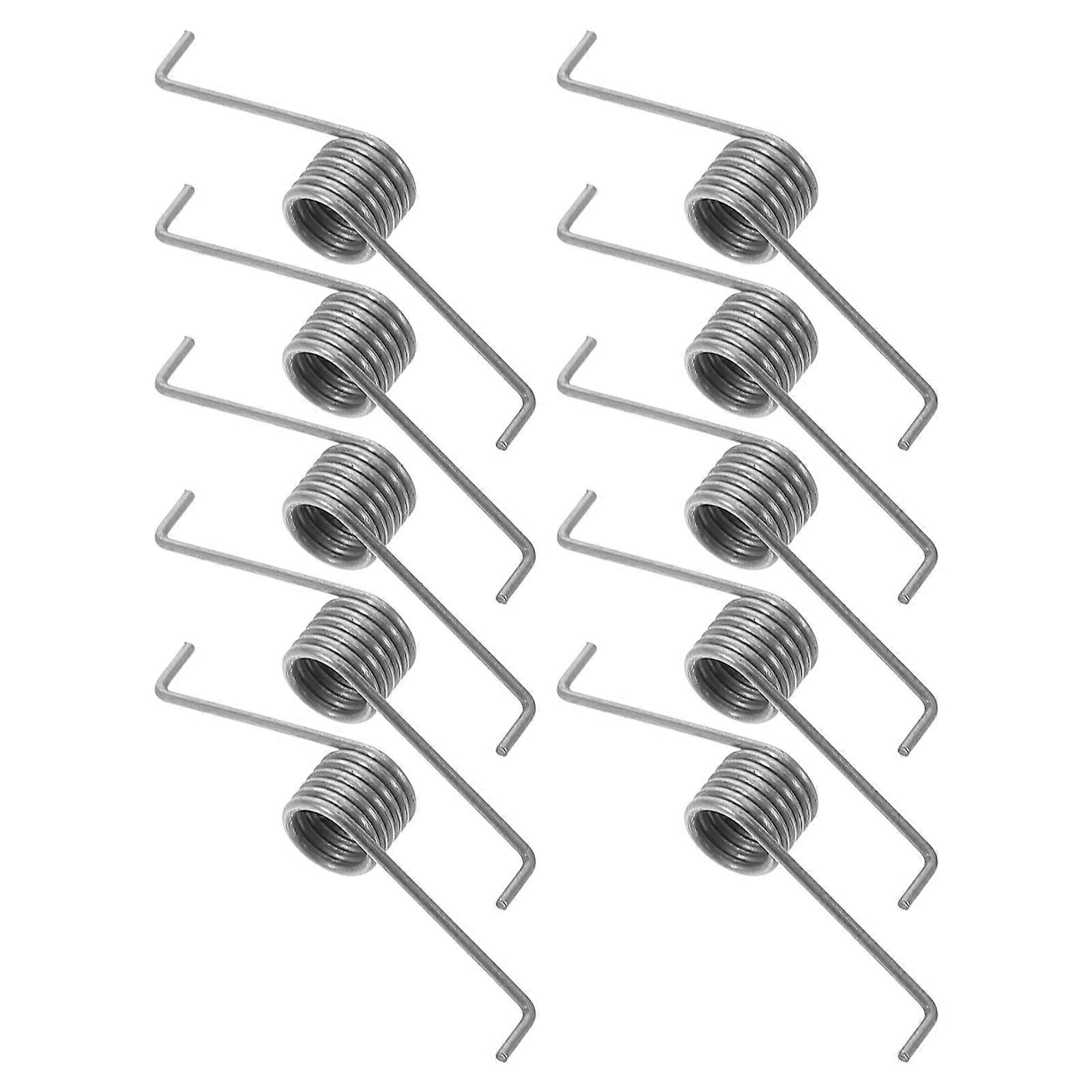 Torsional Springs 10pcs for Trash Can Lid Replacement – Hands Free Operation, Repair Solution for Household and Outdoor Waste Management