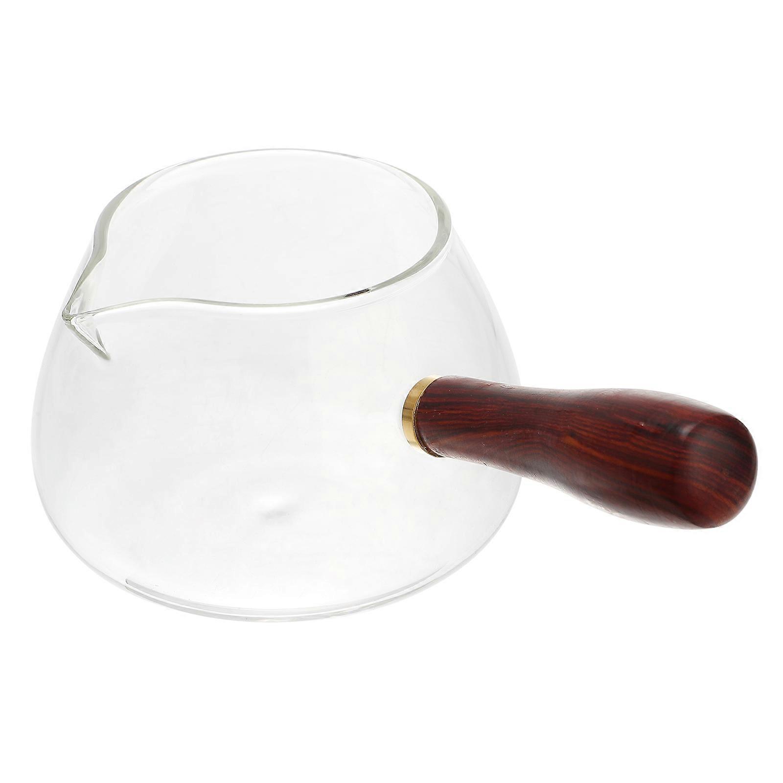 1Pc Glass Teapot Professional Tea Maker with Handle Coffee Pot