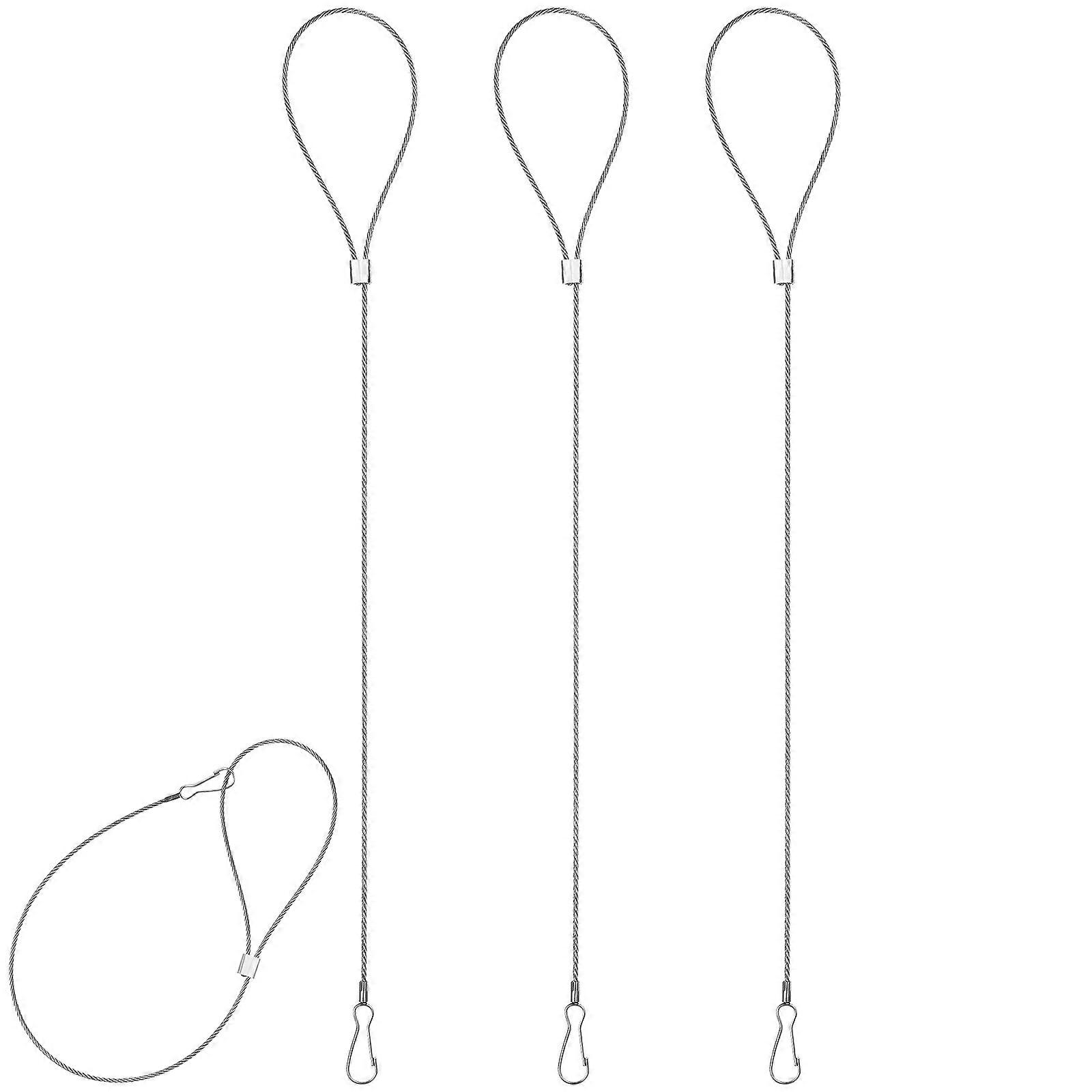 Fence Security Cables with Long Stainless Steel Draw Latch for Universal Fit