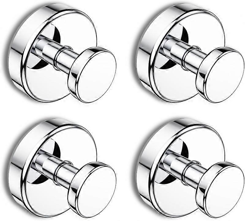 Piece - Suction Hooks - Hooks - Brackets - Hanging Hook - Towel Hooks - Removable - Stainless Steel - Silver - Chrome - 6cm - For Windows, Glass, Bat