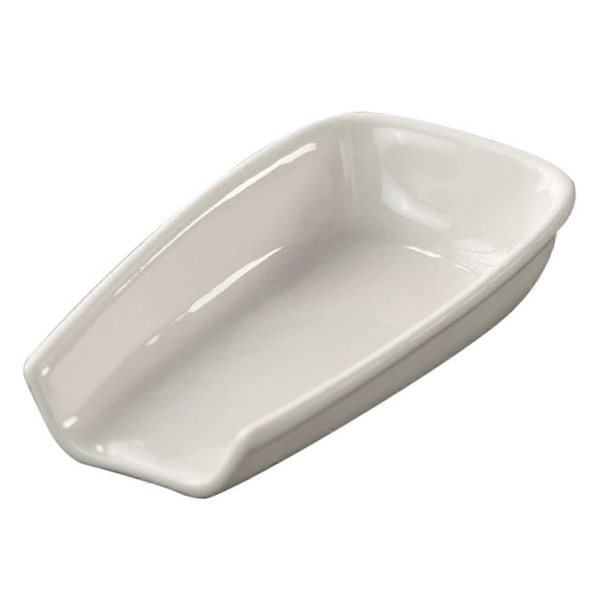 Japanese Tea Maker Set with Porcelain Cup, Reusable Smooth Tea Spoon, and Ceramic Dispenser in White