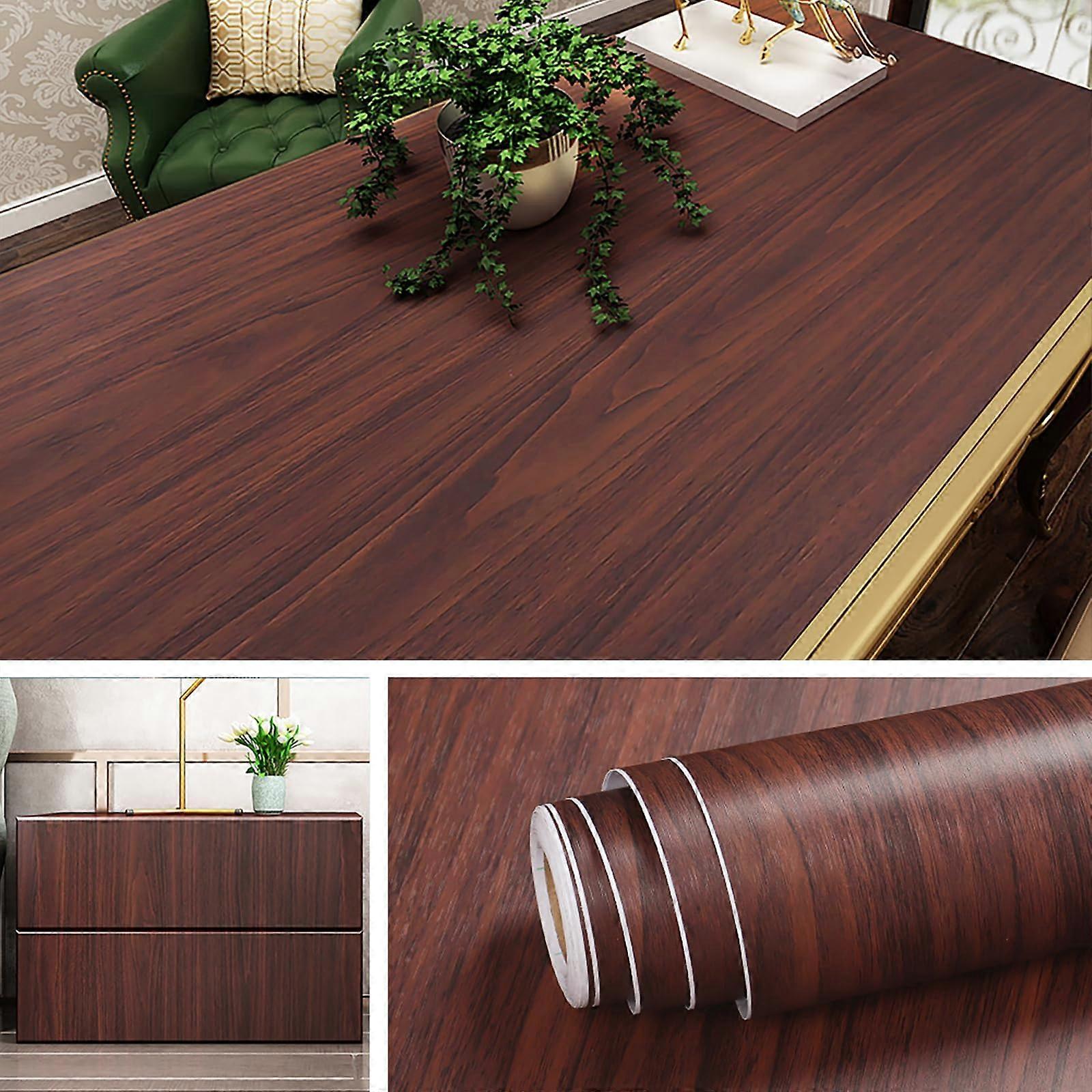 家具用ウッドルックウォールナット粘着フィルム40cm×200cm