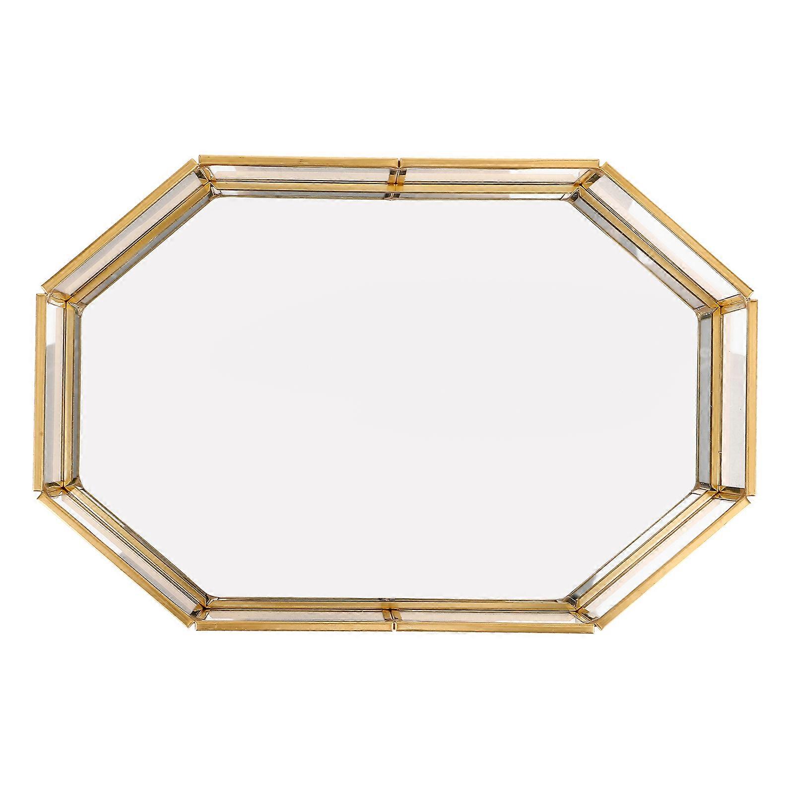 Cosmetics Display Tray Vanity Tray Rectangular Decoration Accessory Organization 1Set