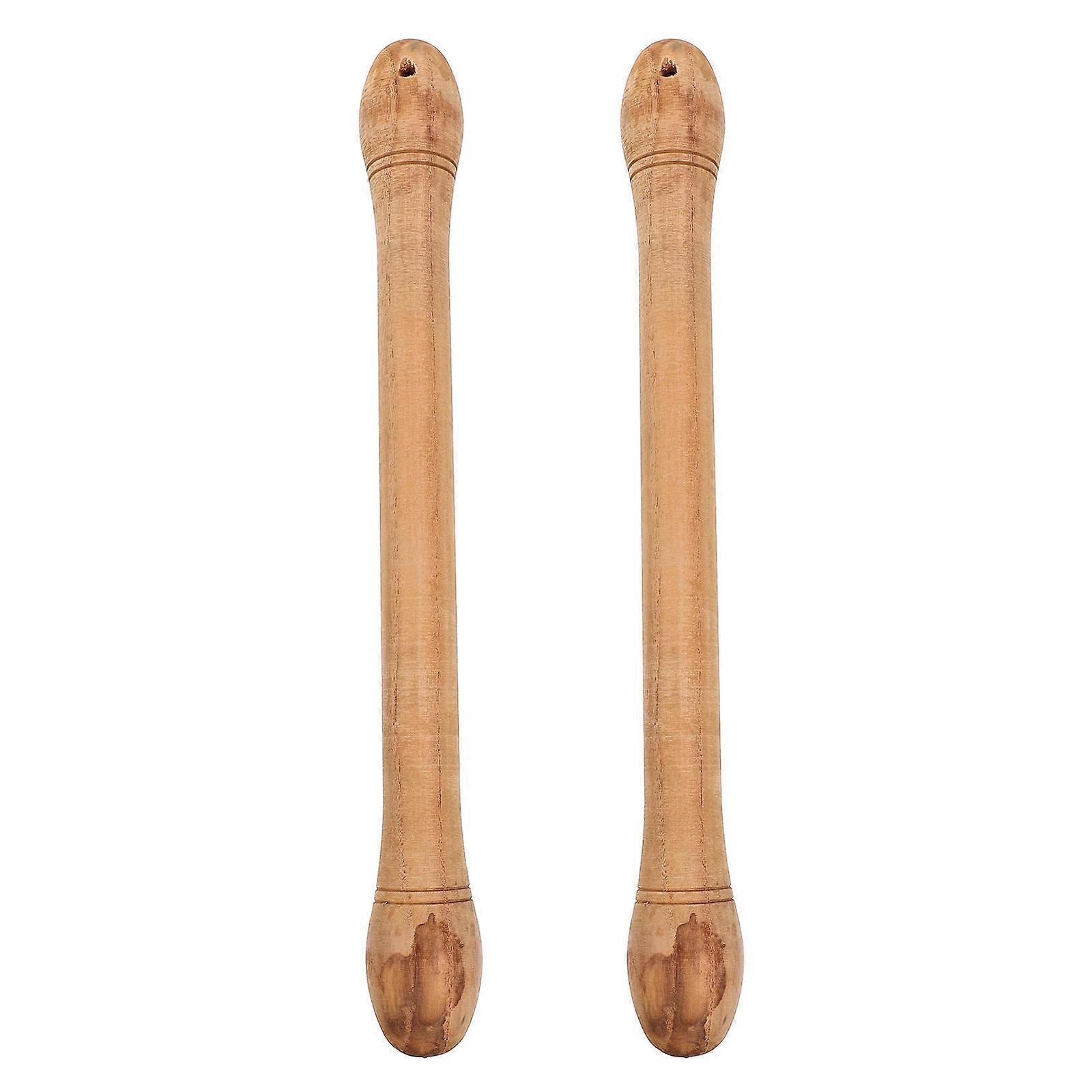 Light Brown Wood Drumstick for Drum Practice and Performance with Synthetic Materials 1 Pair