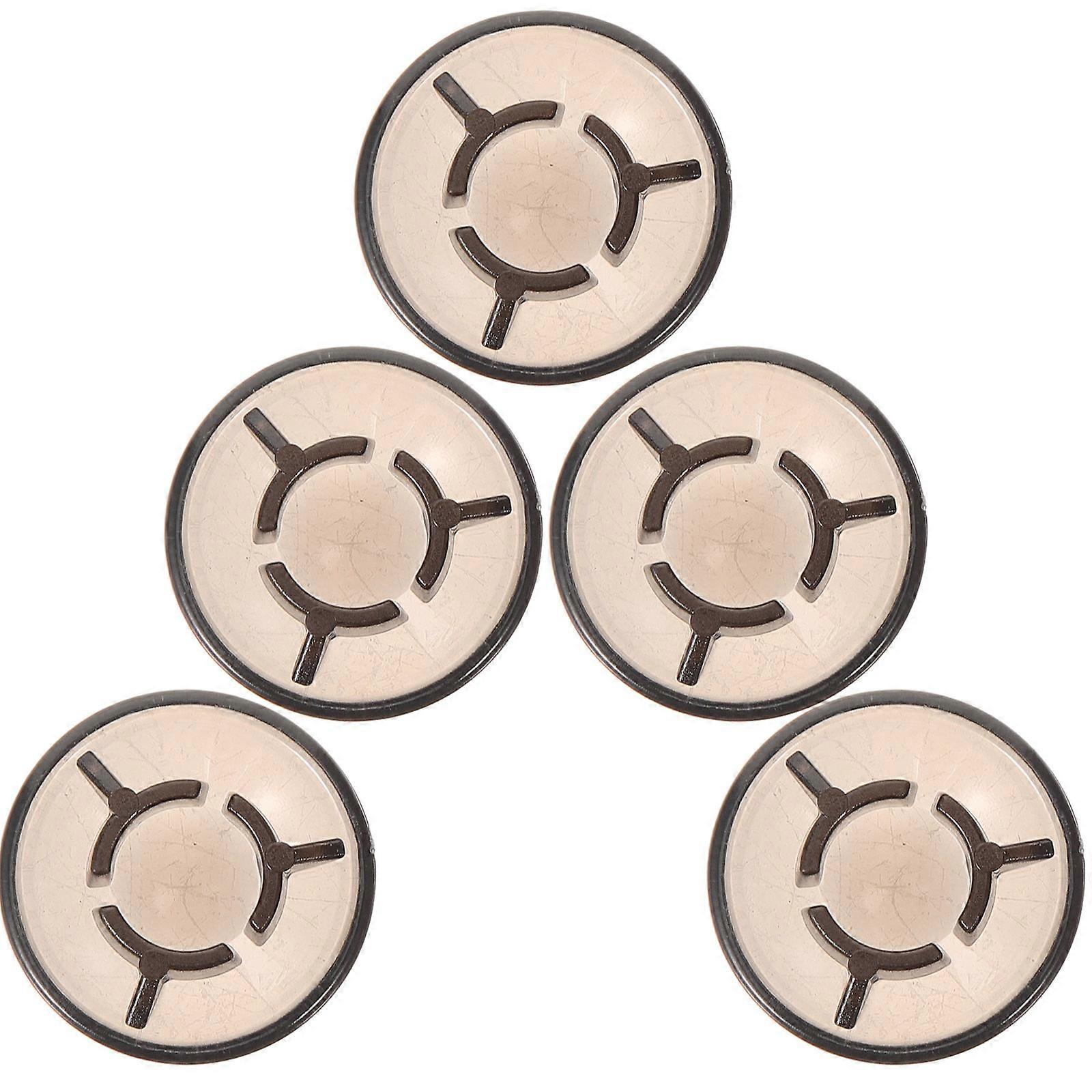 5pcs Guitar Effect Pedal Footswitch Toppers Durable Protection Caps for Electric Guitar Pedals, Easy Installation, Simple Design for Enhanced