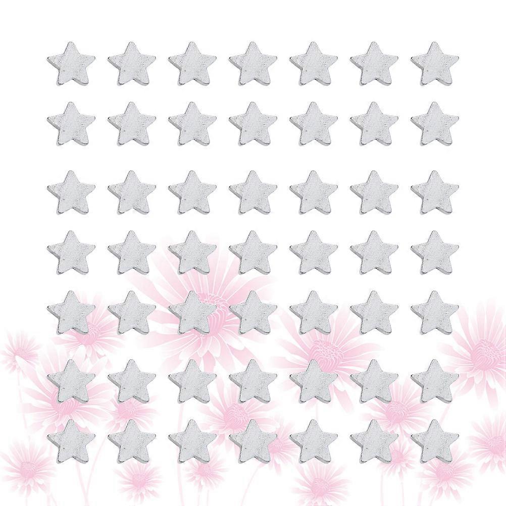 Kids Tool Set Toy Mathematics Teaching Props Diy Craft Making Star Shape Silver 100Pcs