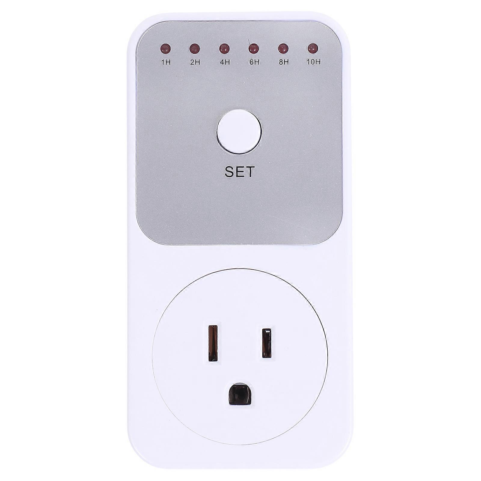 Electric Timer Switch Outlet Timer Adjustable Timing ABS Material 1Pcs
