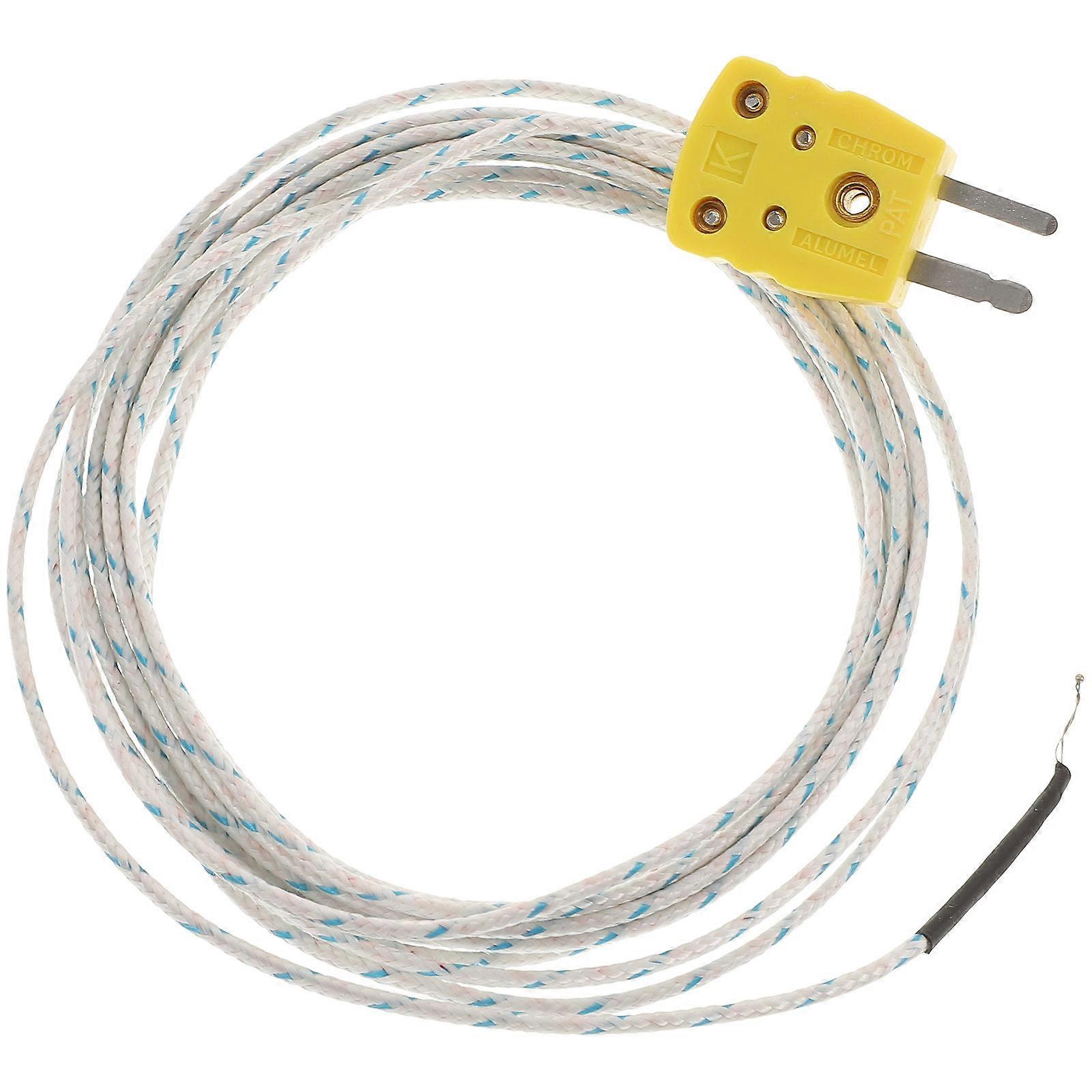 Air and Gas Measurement K Type Thermocouple Sensing Line ABS Material General Applications 5Pcs