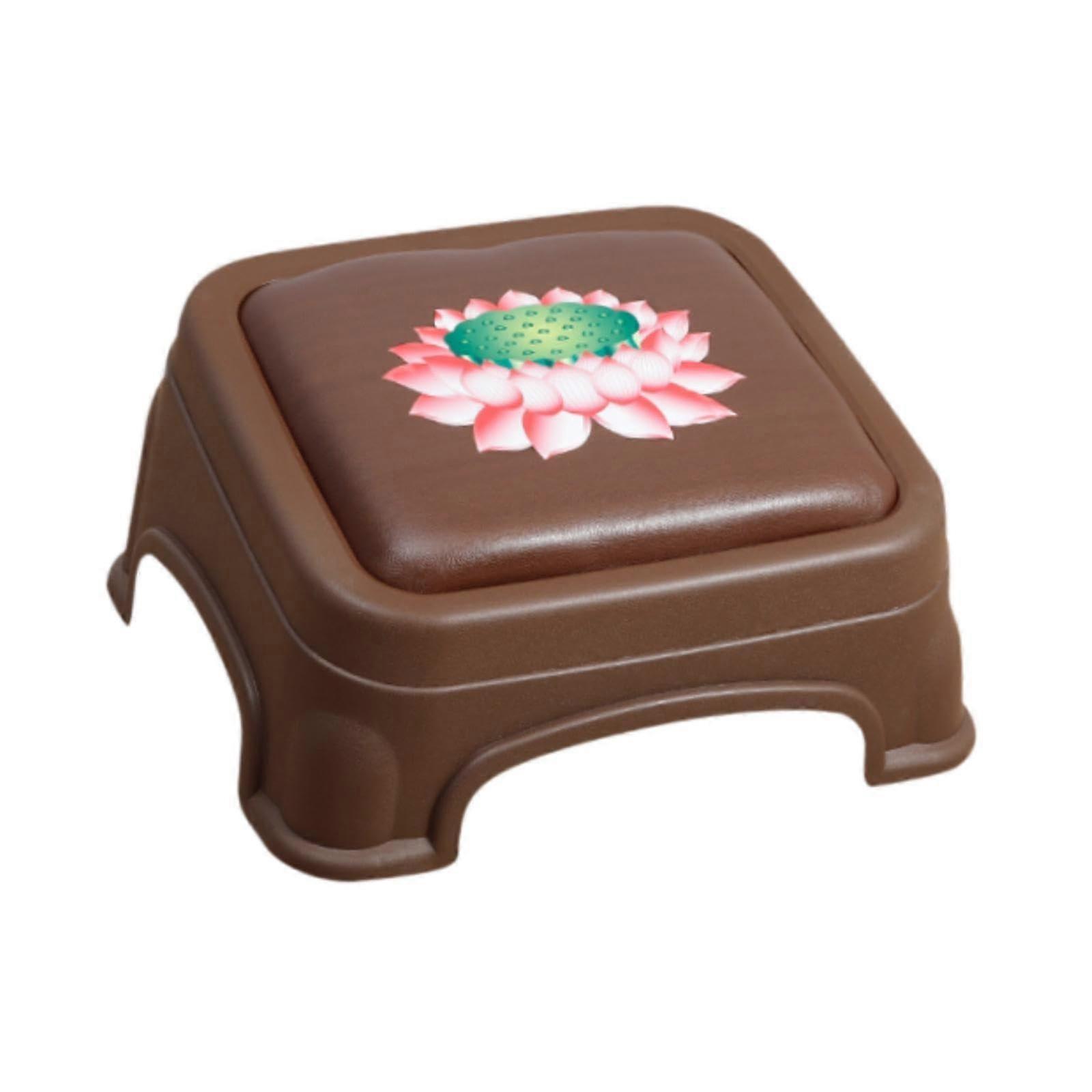 Kneeling Bench with Comfortable Cushion - Meditation Stool Chair for Home, Knee Studio, Size 44.5x56.5x26cm