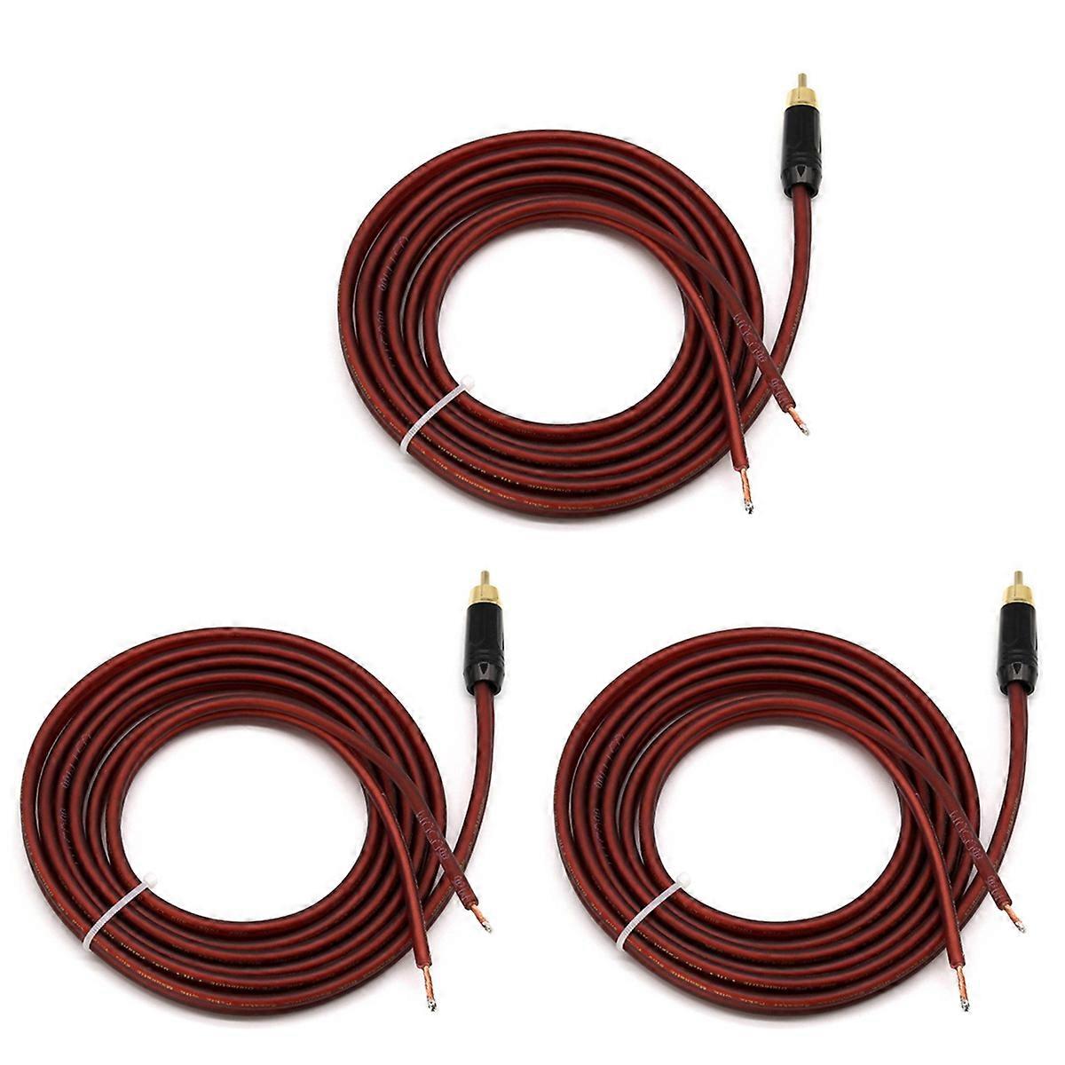  Speaker Cable Bare Wire Speaker Wire to Plug,Replace Plug