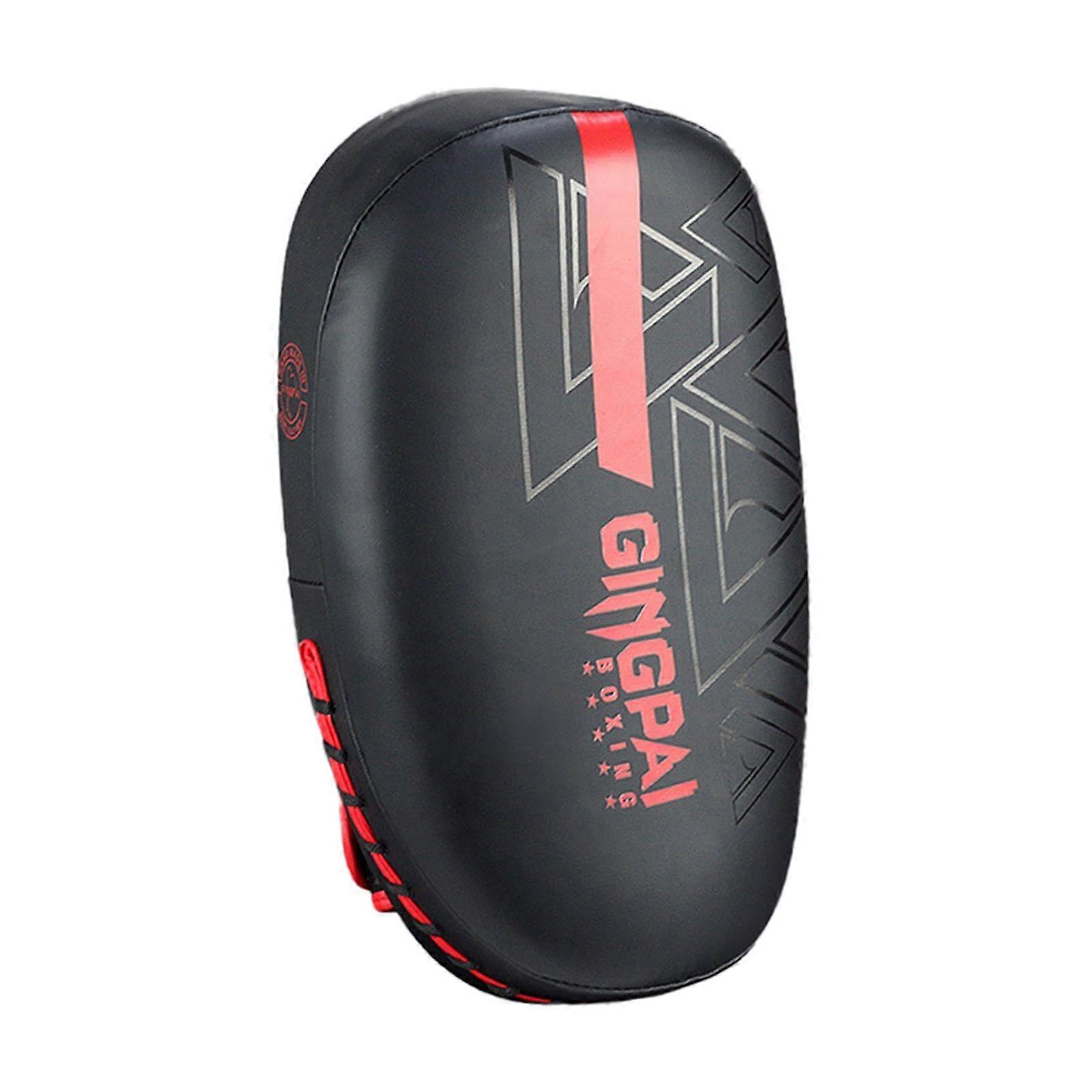 Taekwondo Kick Pad Training Pad Punch Pad Side Kick Target for Kickboxing MMA black red Ref: 3636