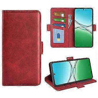 Compatible For Oppo F29 5G Case Calf Texture Leather Wallet Phone Cover