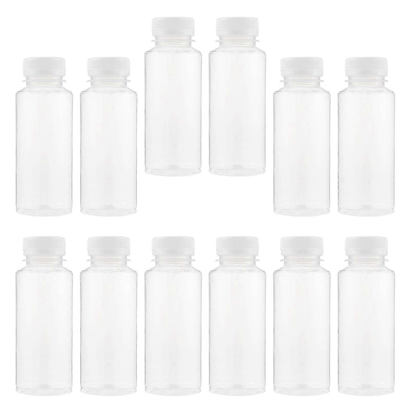 Plastic Drinking Cups Empty Beverage Mugs Daily Use Heat Resistant One Piece Molding Moderate Capacity 12Pcs 250ml