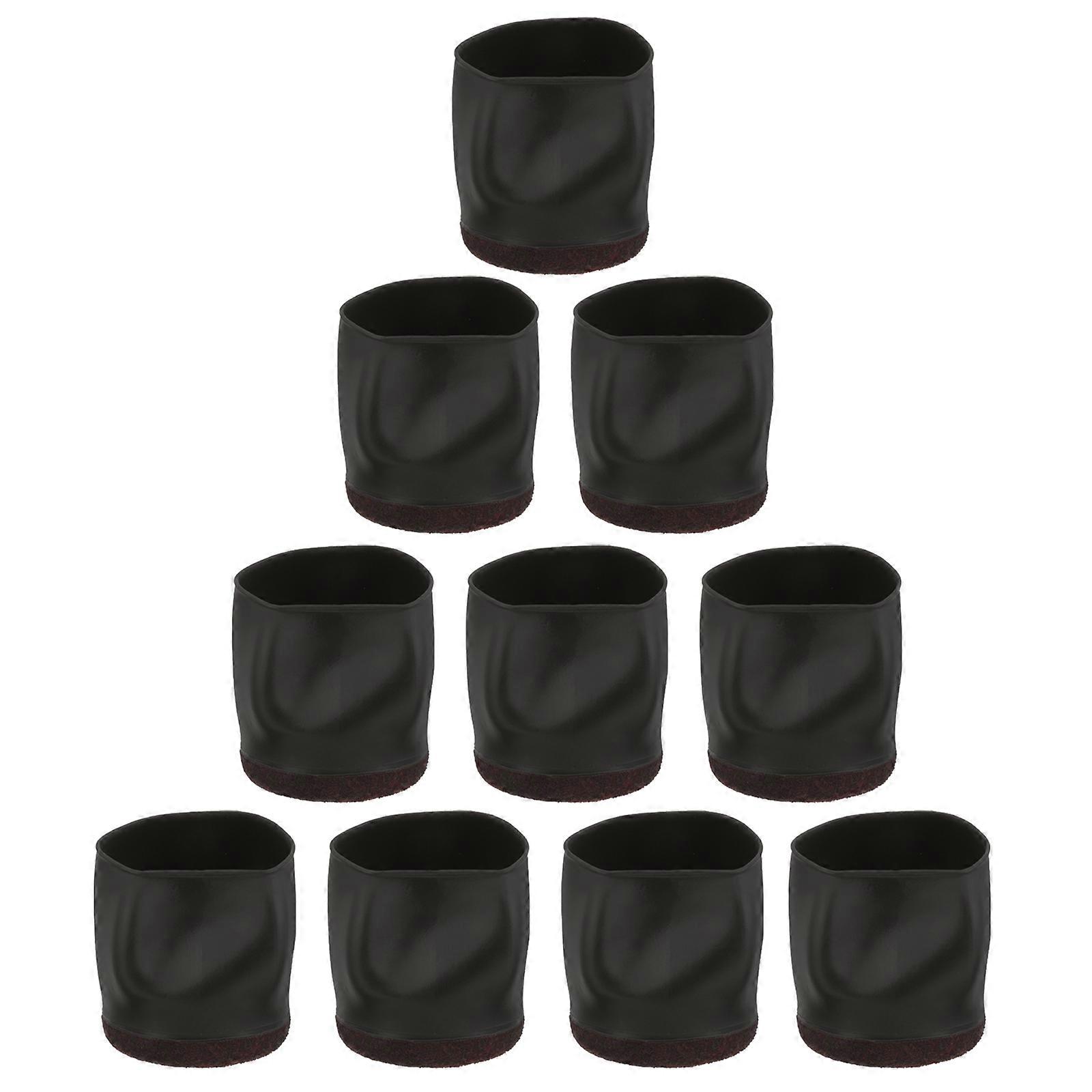 10 Pcs Non Slip Caster Cups for Chair Wheels   Floor Protectors with Skid Design to Reduce Noise and Prevent Scratches
