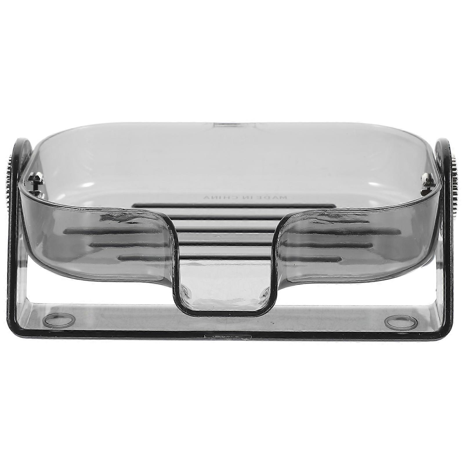 Self-Draining Soap Dishes Multi-Purpose Storage Holder For Kitchen 1Set