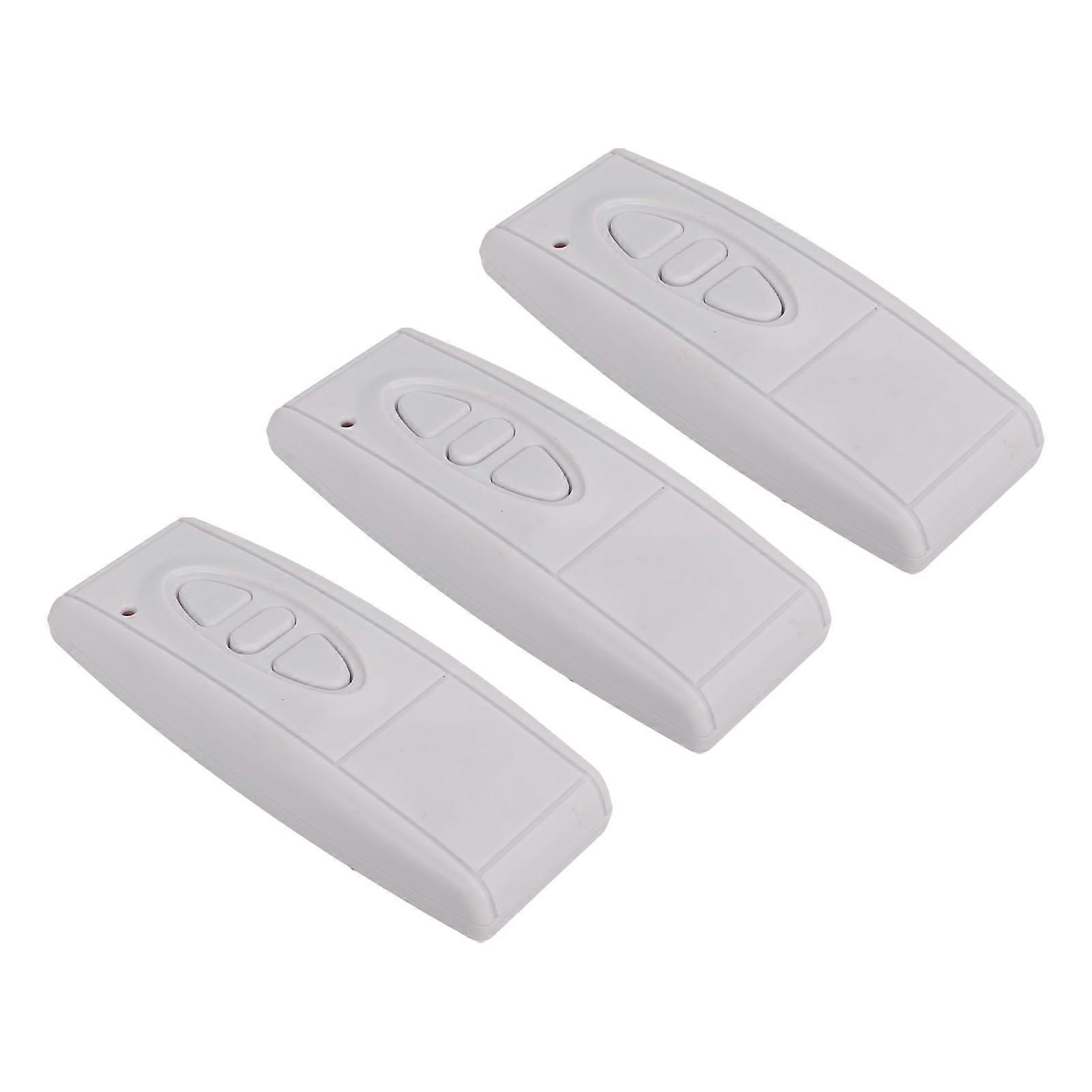 3PCS 433Mhz Garage Door Wireless Button Switch Garage Door Remote for Rolling Door 