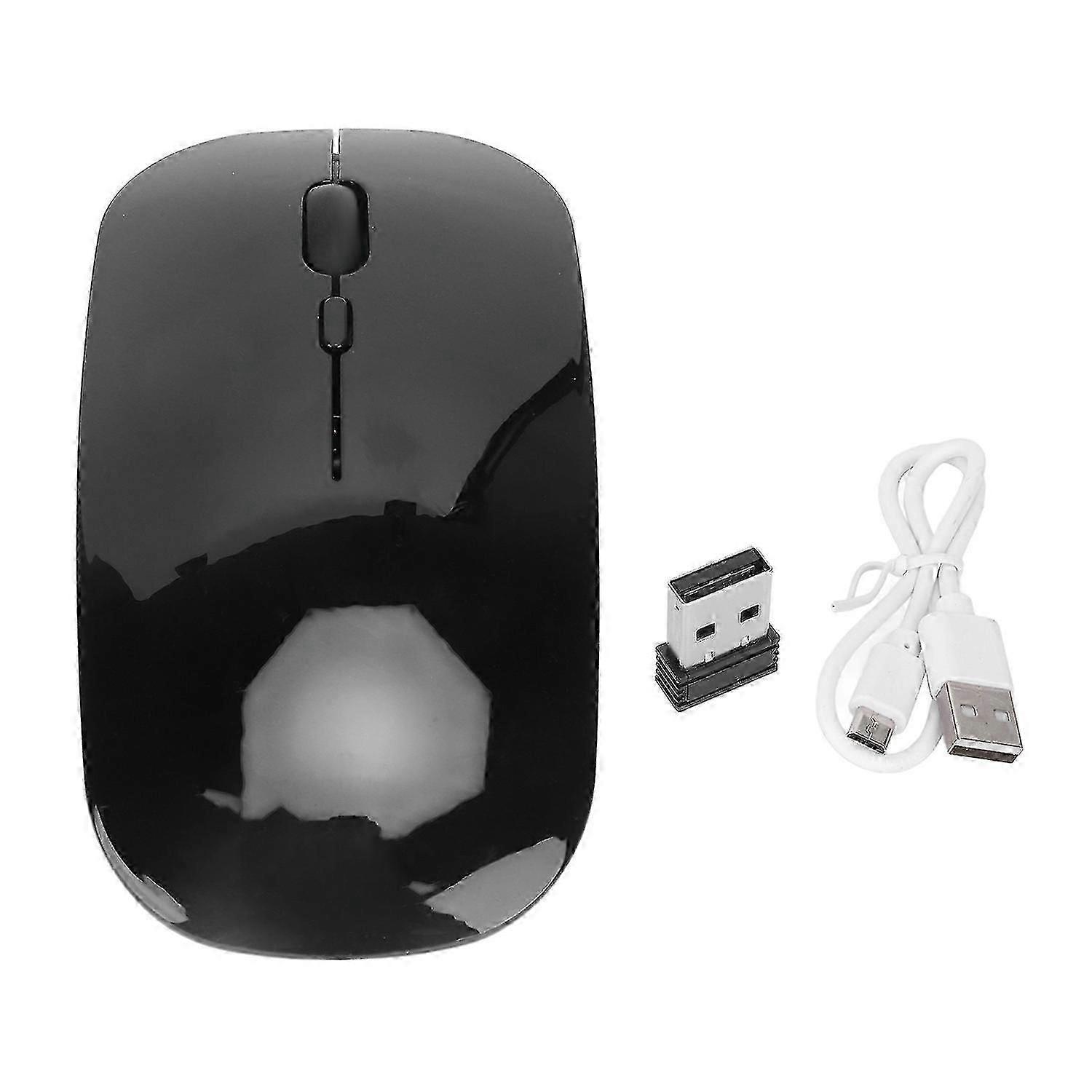 Souris sans fil 2.4G 2 Modes 1600 DPI Souris Optique Portable avec Nano Récepteur USB compatible avec O