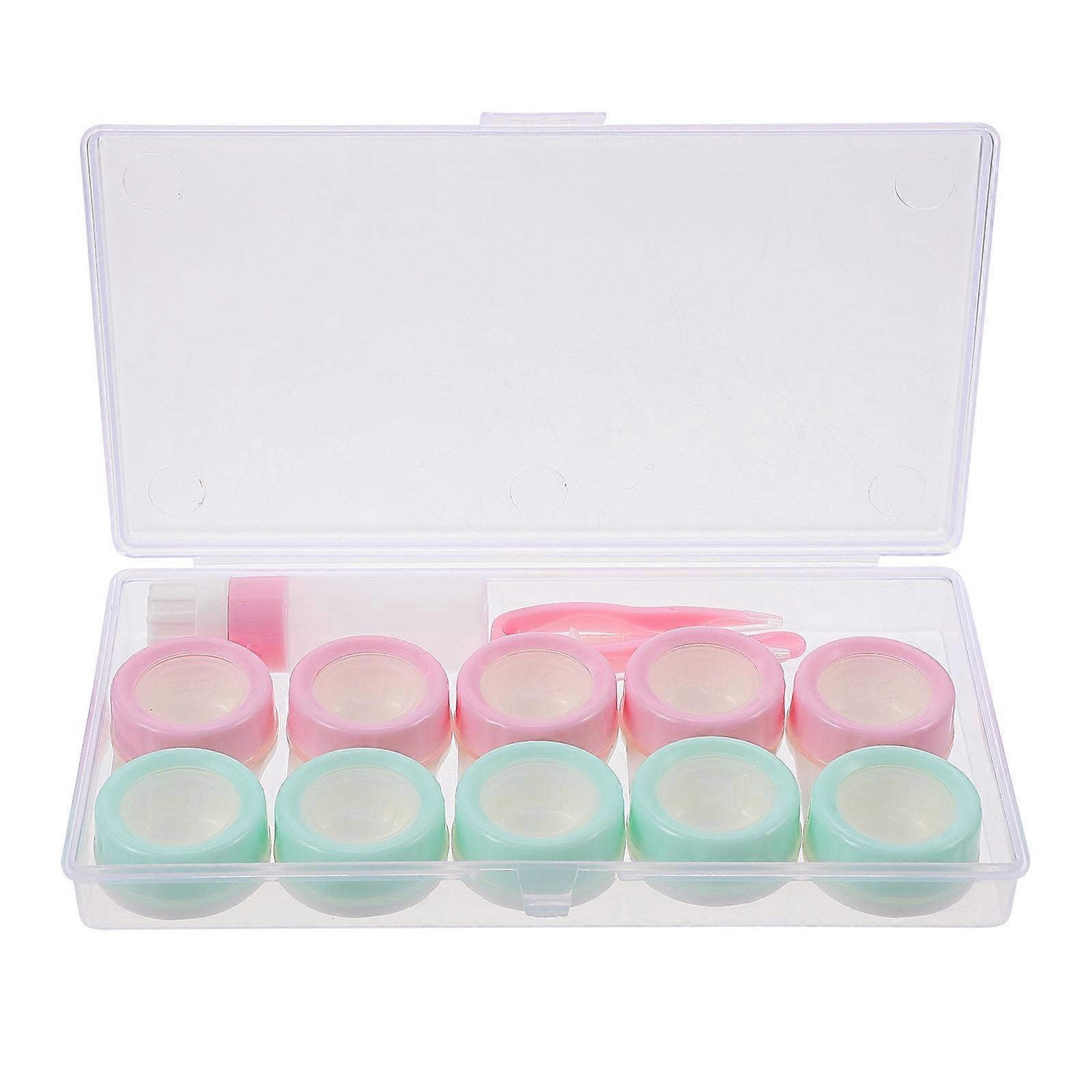 Box Storage Bin With Lid Prevent Leakage Square Shape PP Material 1Set