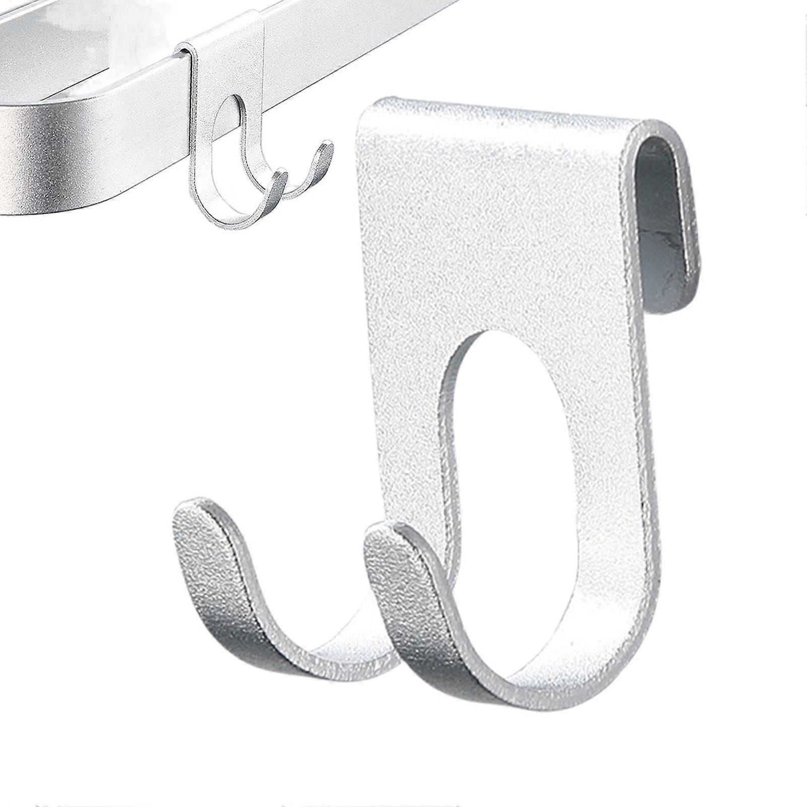 Shower Hooks Shower Hanger Bathroom Hooks AntiRust Shower Hooks Silver