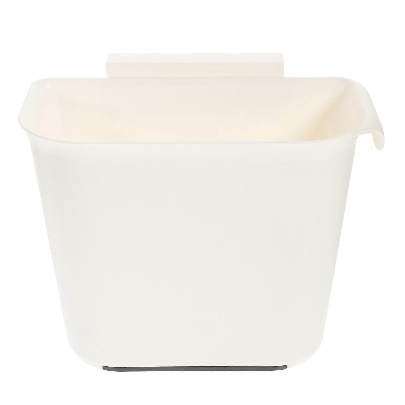 1pc Household Hanging Trash Can Waste Bins Deskside Recycling Garbage Can Containers for Home Office (Random Color)