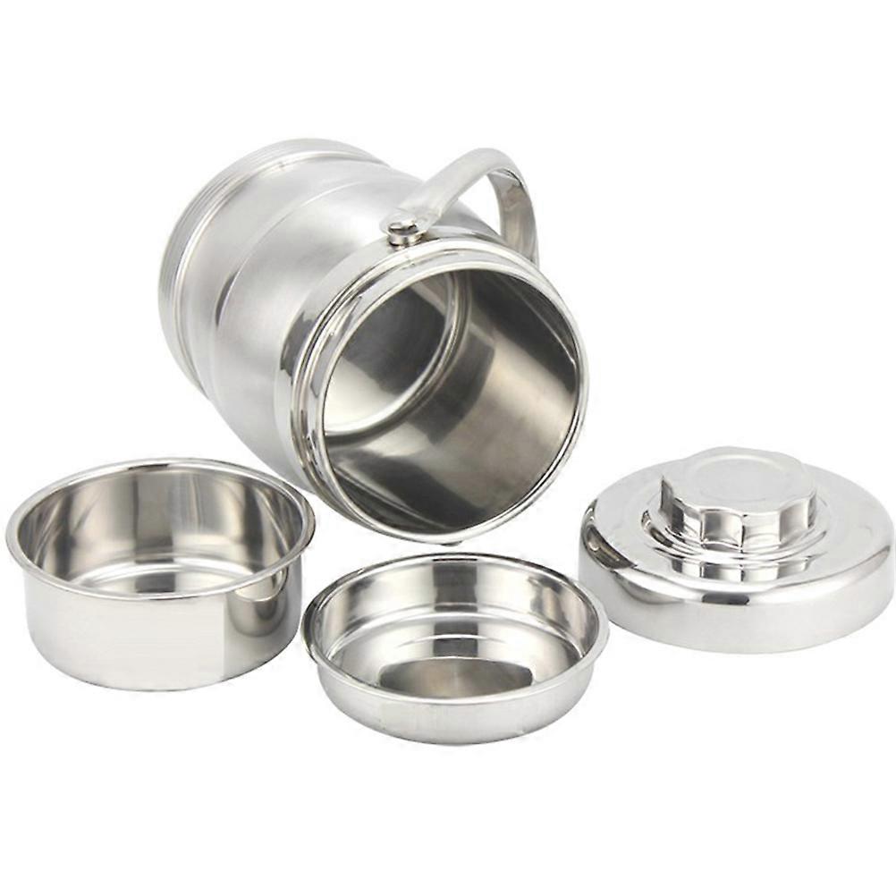 Stainless Steel Thermal Lunch Box with Tight Lid Design for Insulation Use Keeps Food Warm for 6 Hours 1 9L