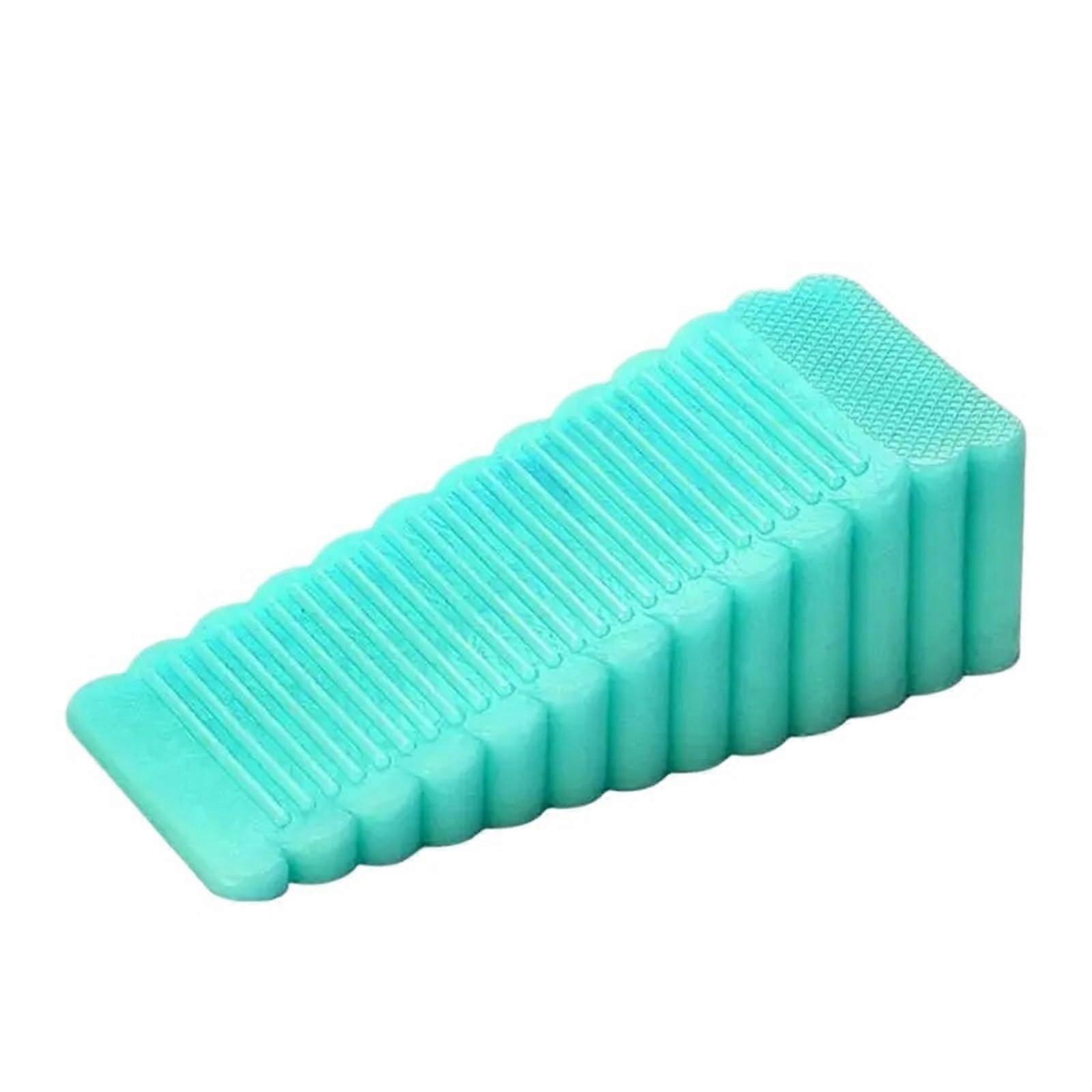 Silicone Door Stopper, Reusable, Windproof, ShockAbsorbing, Wedge Block for Office and Home, Door Holder, AntiCollision Pad (Large Green)