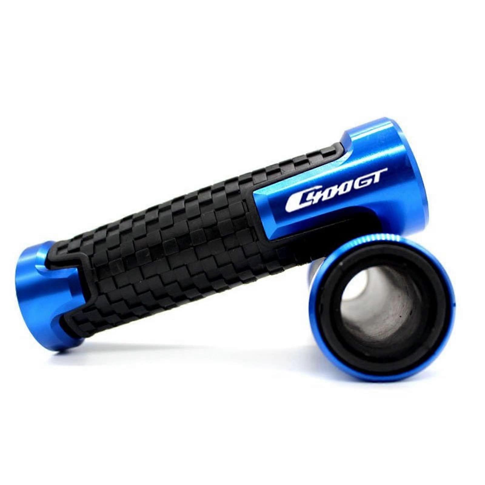 Motorcycle Handlebar Grips Motorcycle 7/8'' 22mm CNC Handlebar Grips Handle Grip For BMW C400GT C400 GT C 400GT 2019  (Blue)