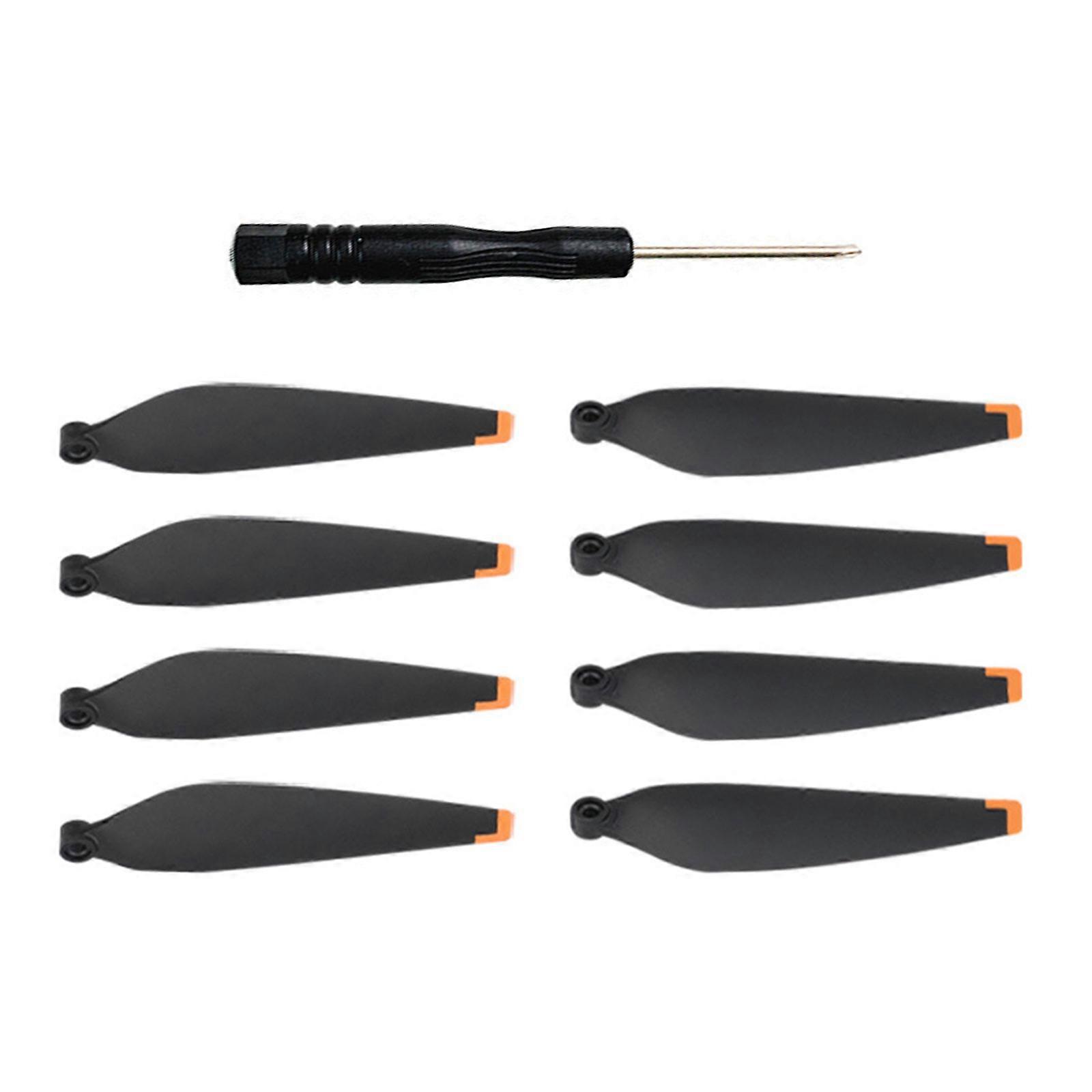 8pcs High Durability Propeller Replacement for MINI3Pro/4Pro Drones Lightweight Propellers Enhances Flight Efficiency Multicolor