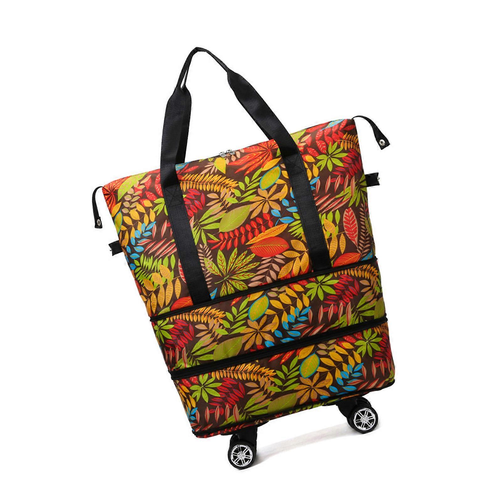 Multi Functional Spinner Luggage With Dry Wet Compartments For Fitness Enthusiasts And Frequent Traveler Yellow