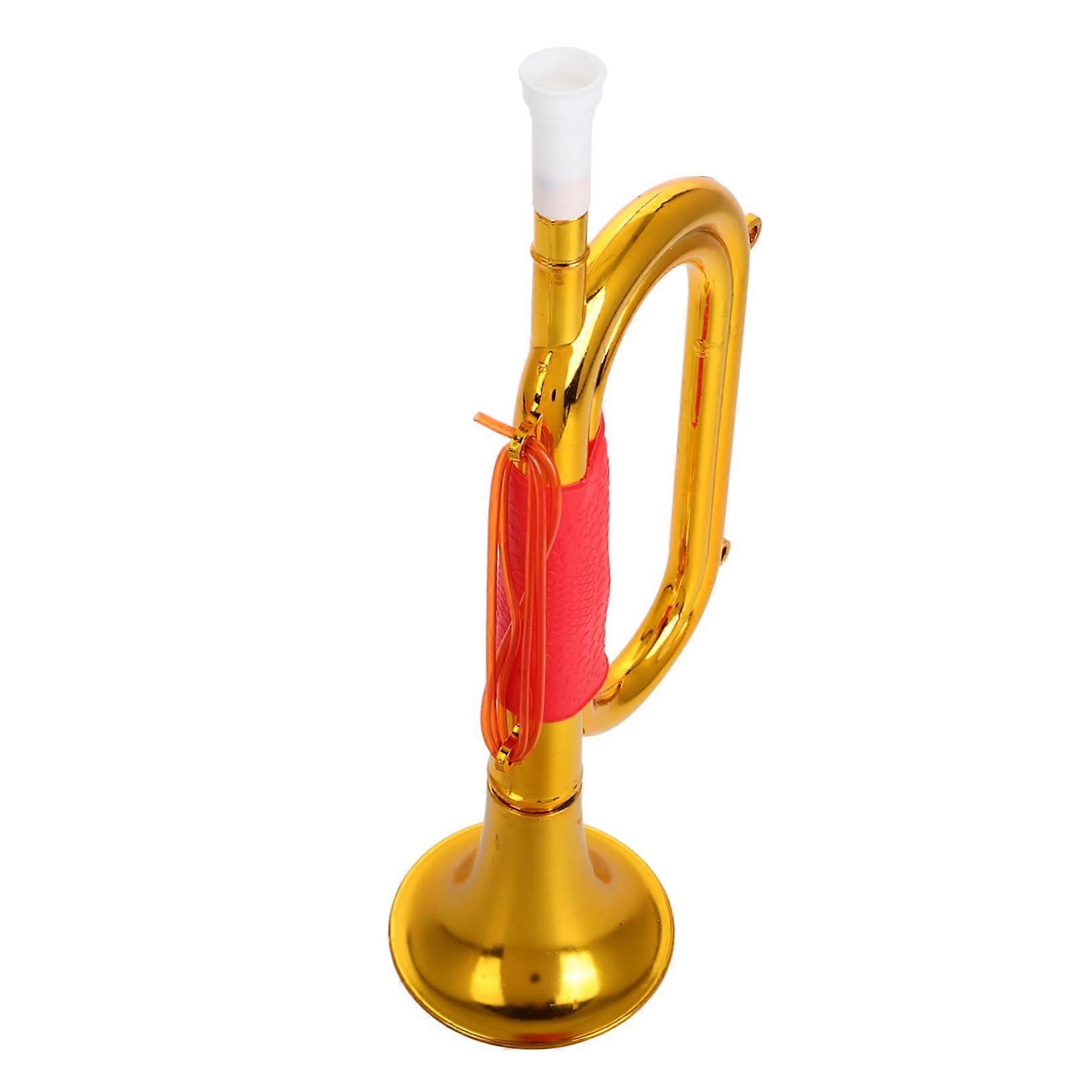 Stage Trumpet Learning Toy With Snap Button, Versatile for Performances and Musical Discovery, For Boys and Girls