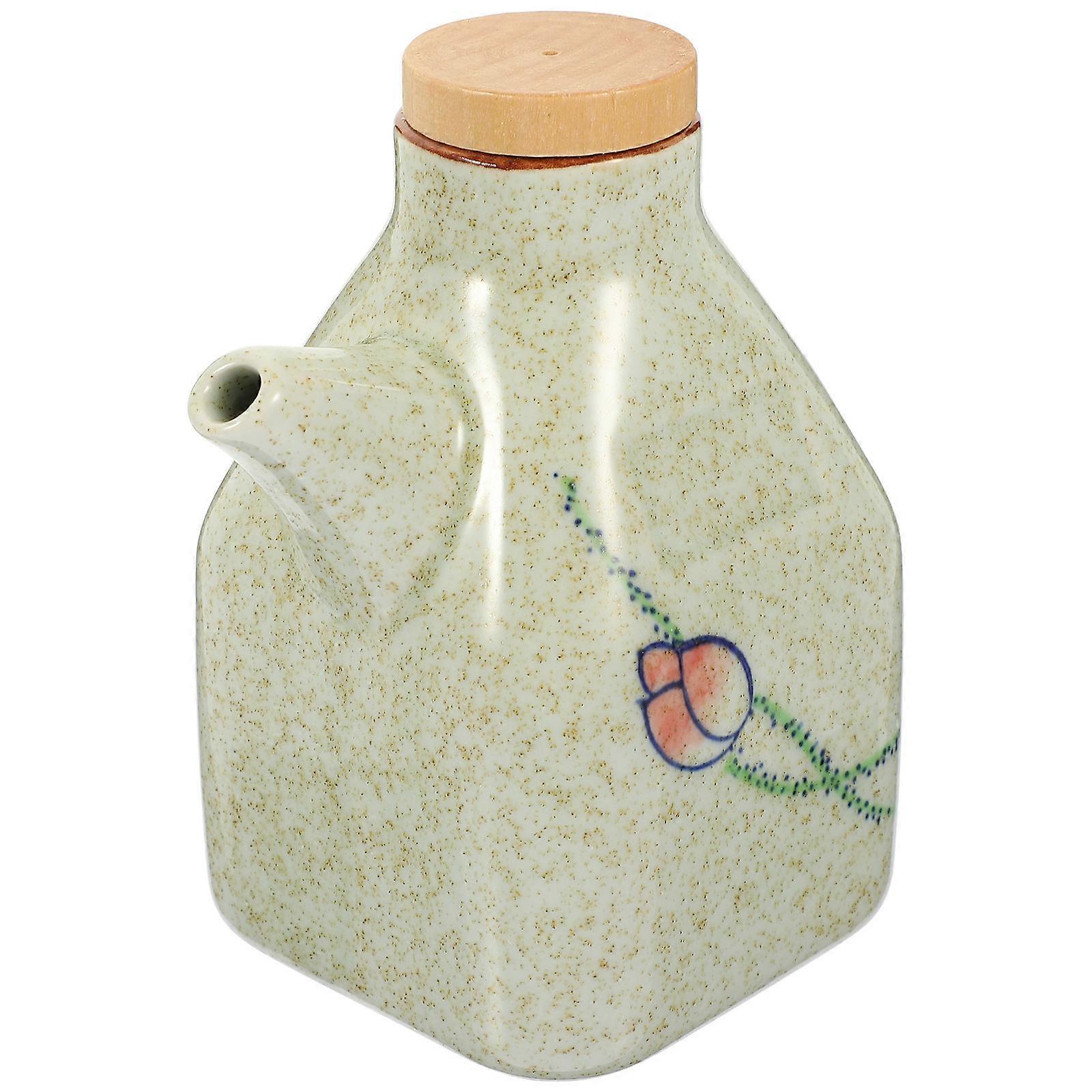 Ceramic Oil Dispenser for Home Use Bottle with Smooth Surface Easy to .5 oz