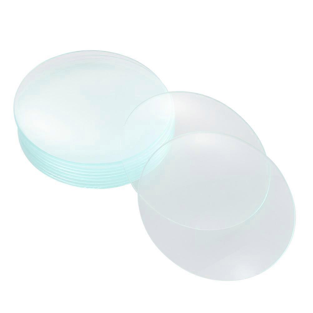 Beaker With Cover 10Pcs Laboratory Glass Accessories For Students Home 5X5cm Round Safe Carrier