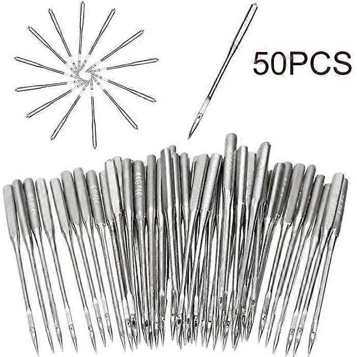 Sewing Machine Needles - Unspecified - Assorted - 50 Pieces - Silver - Durable