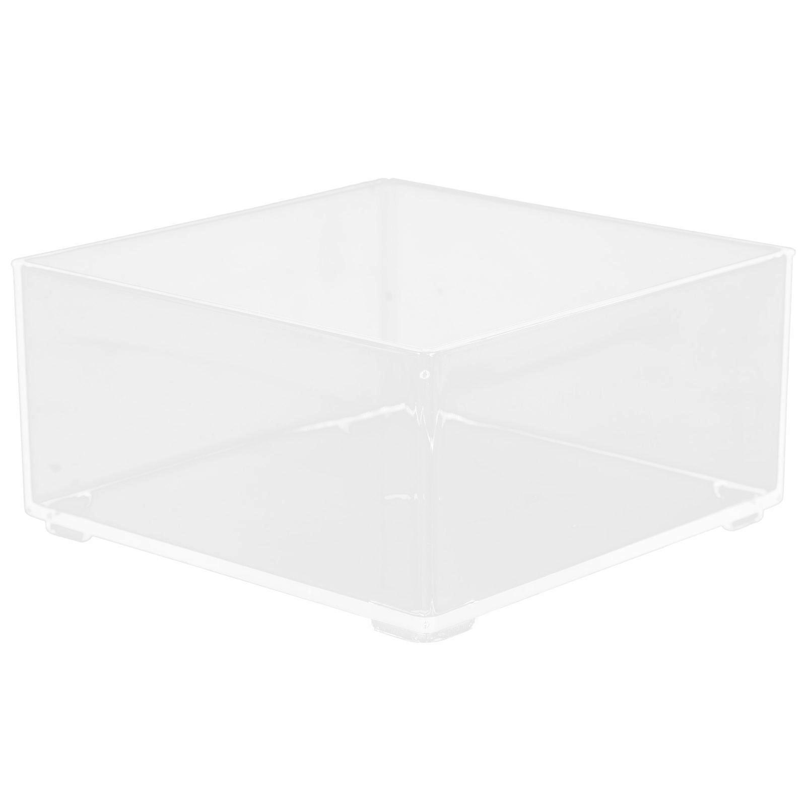 Transparent Acrylic Tea Bag Organizer Box for Home Storage Solutions Portable and 7.87 x 3.94 x 5.51 inches
