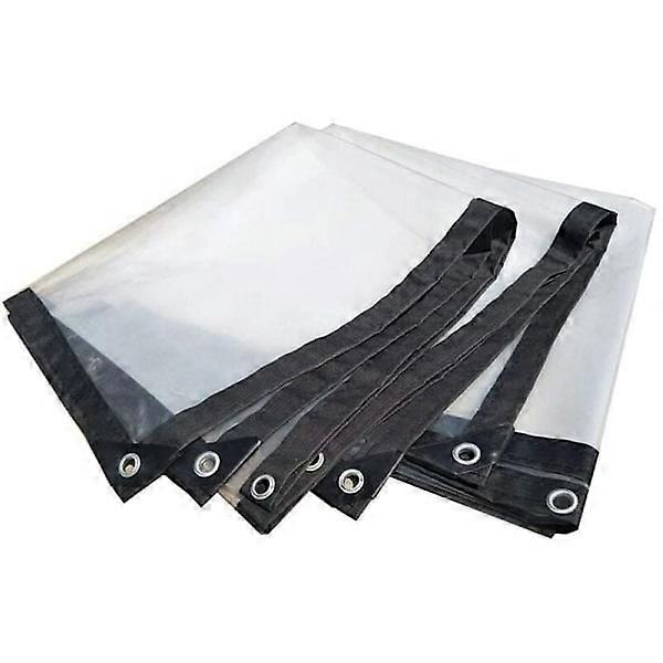 Foldable Clear Waterproof Tarpaulin with Grommets