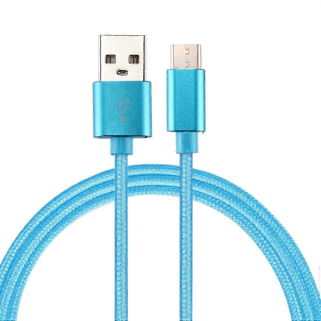 Knit Texture USB to Type-C Data Sync Charging Cable