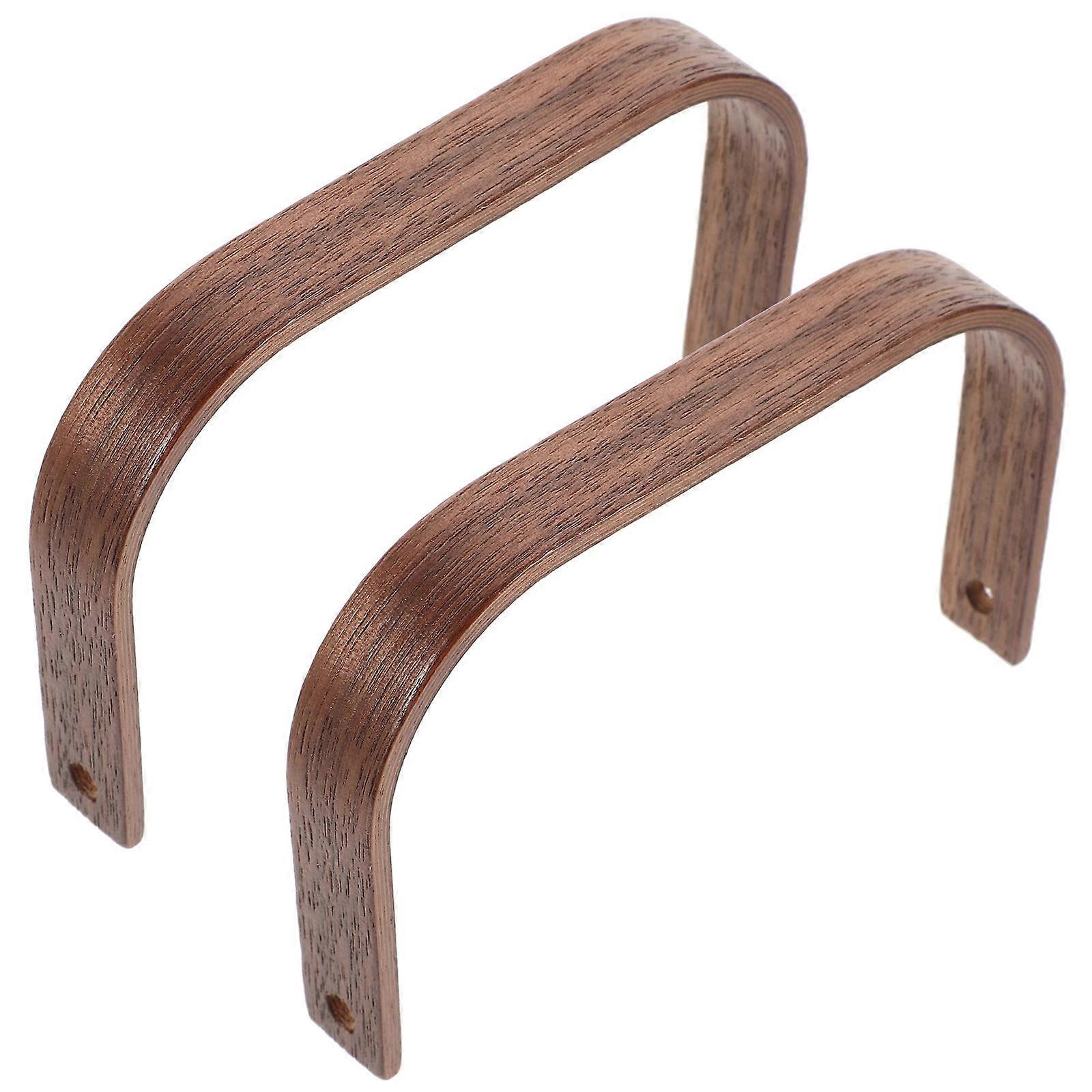 2pcs Wooden Teapot Handle Replacement for Kettle Tea Pot Supply