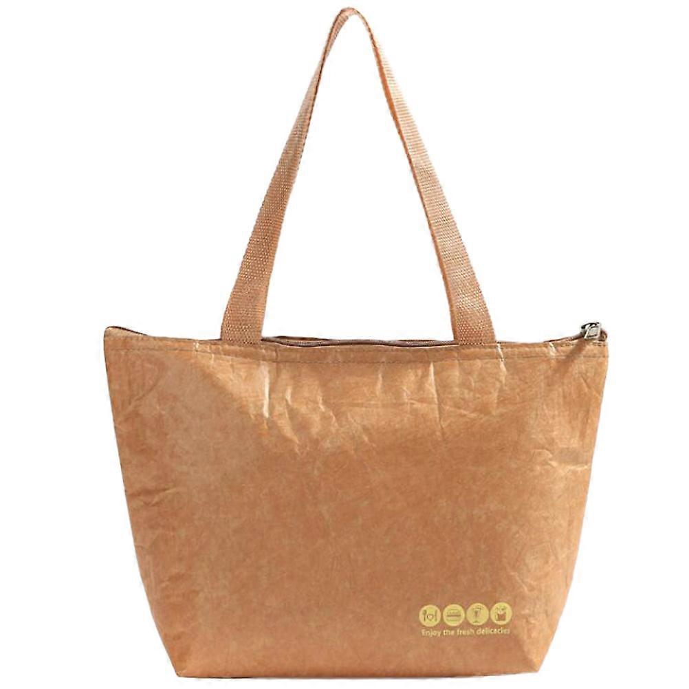 Paper Bento Insulated Bag for Storage Use 1Pcs Portable Lunch Bag