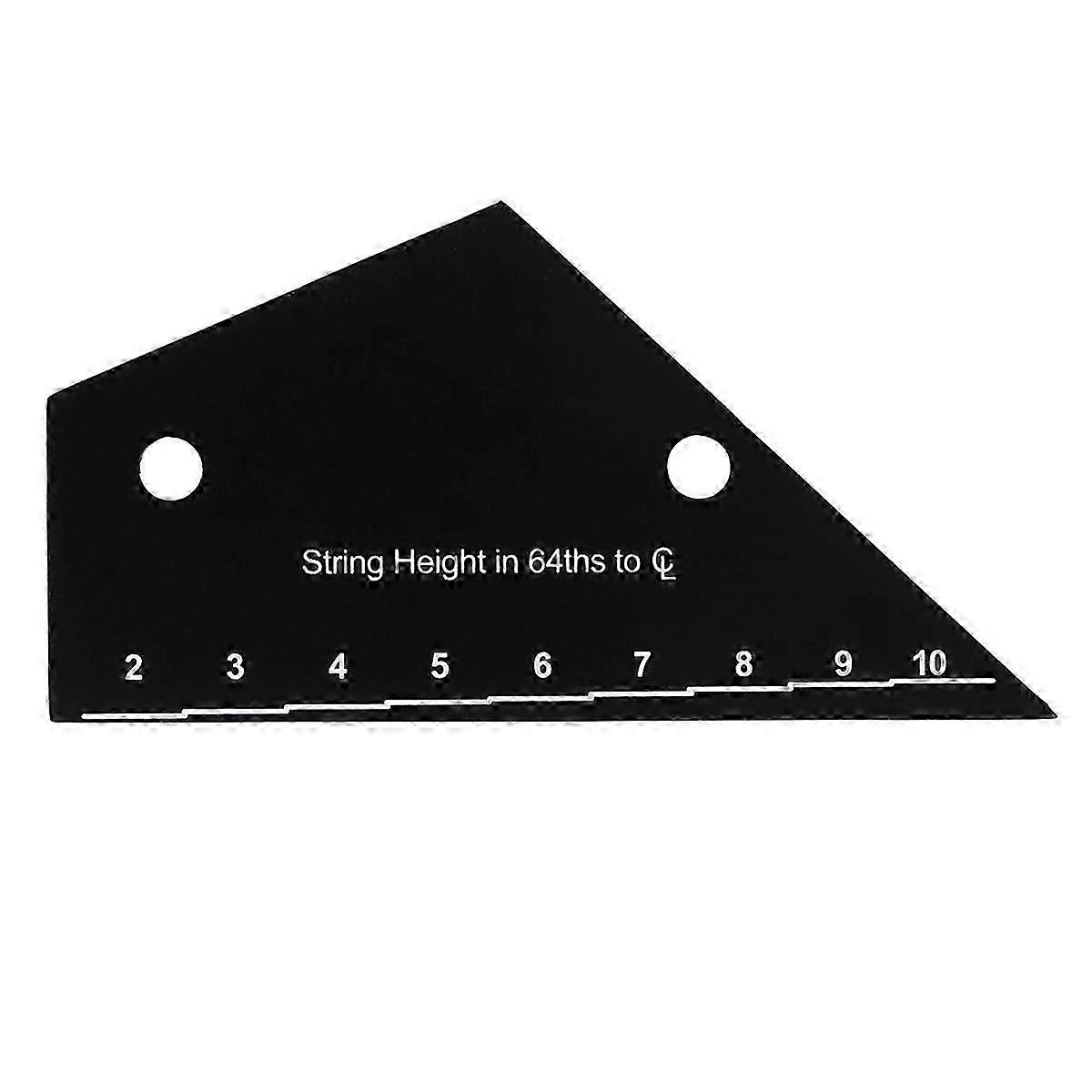 Guitar and Bass Neck Fret Leveling Ruler and Measuring Tool