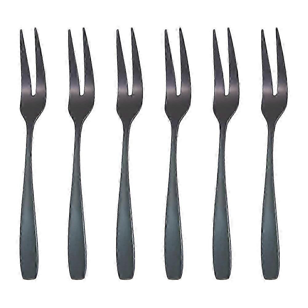 Small Cake Forks Suitable For Cafe And Hotel Use 6Pcs