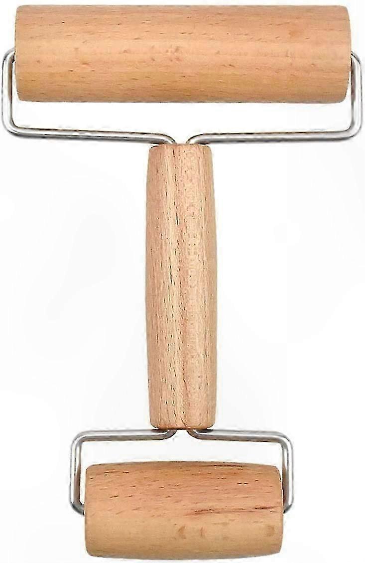 Wooden Pizza Roller and Rolling Pin for Baking
