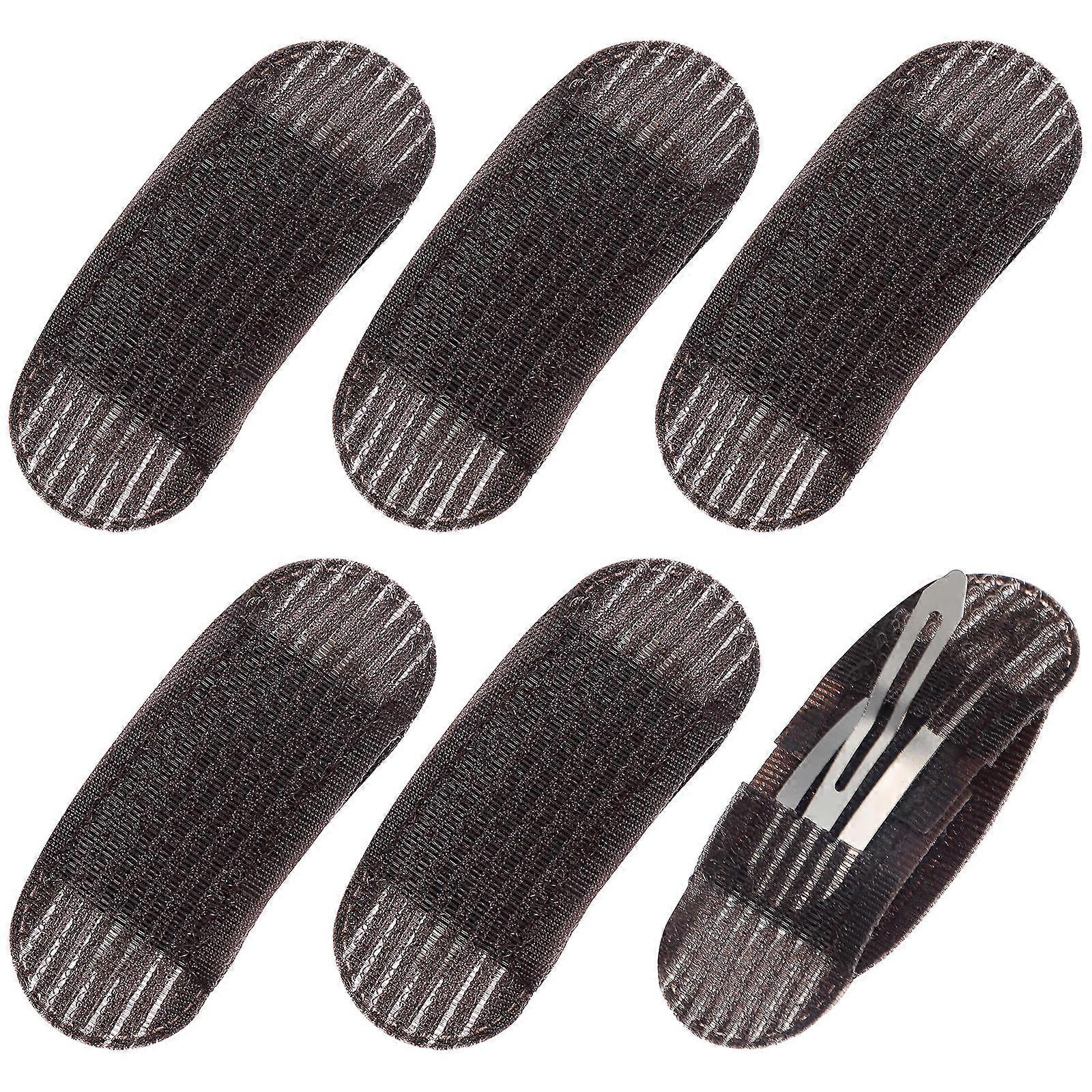 Invisible Bump Pads 6Pcs Hair Volume Tools For Women Working Coffee Gripping Hair Styling Accessories